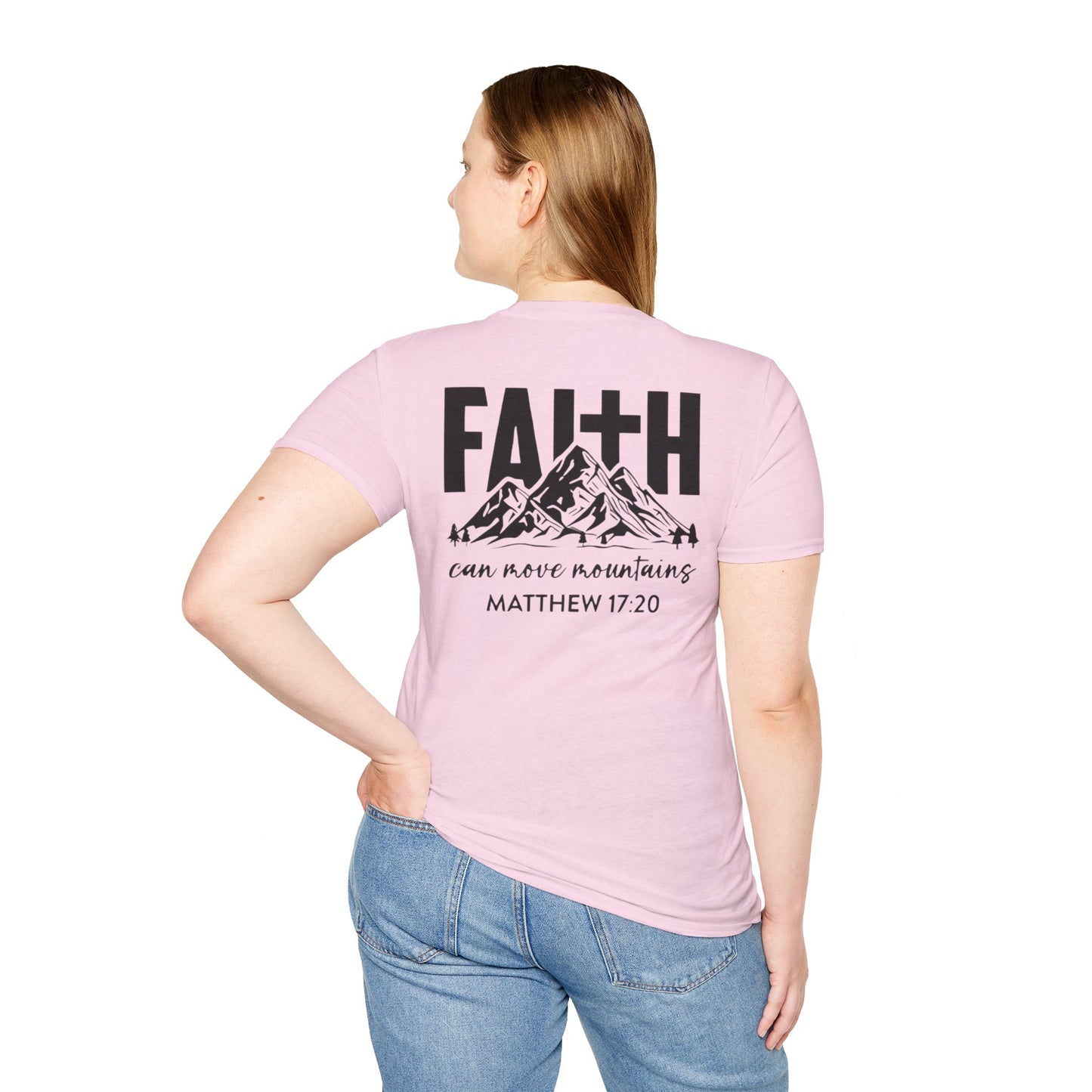 Faith-Inspired Unisex T-Shirt - Motivational Tee - Faith Can Move Mountains