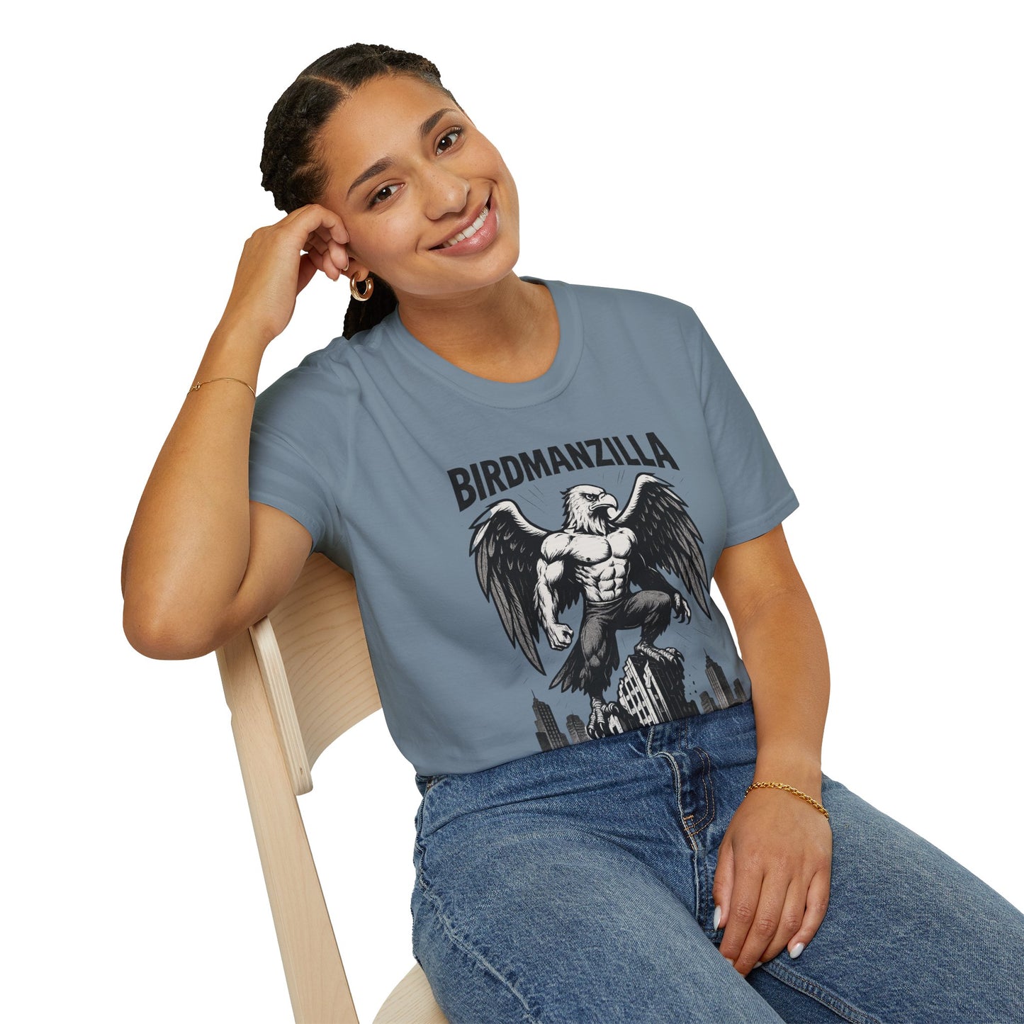 Birdmanzilla Graphic Tee - Unisex T-Shirt, Casual Wear, Unique Gift, Men's Fashion
