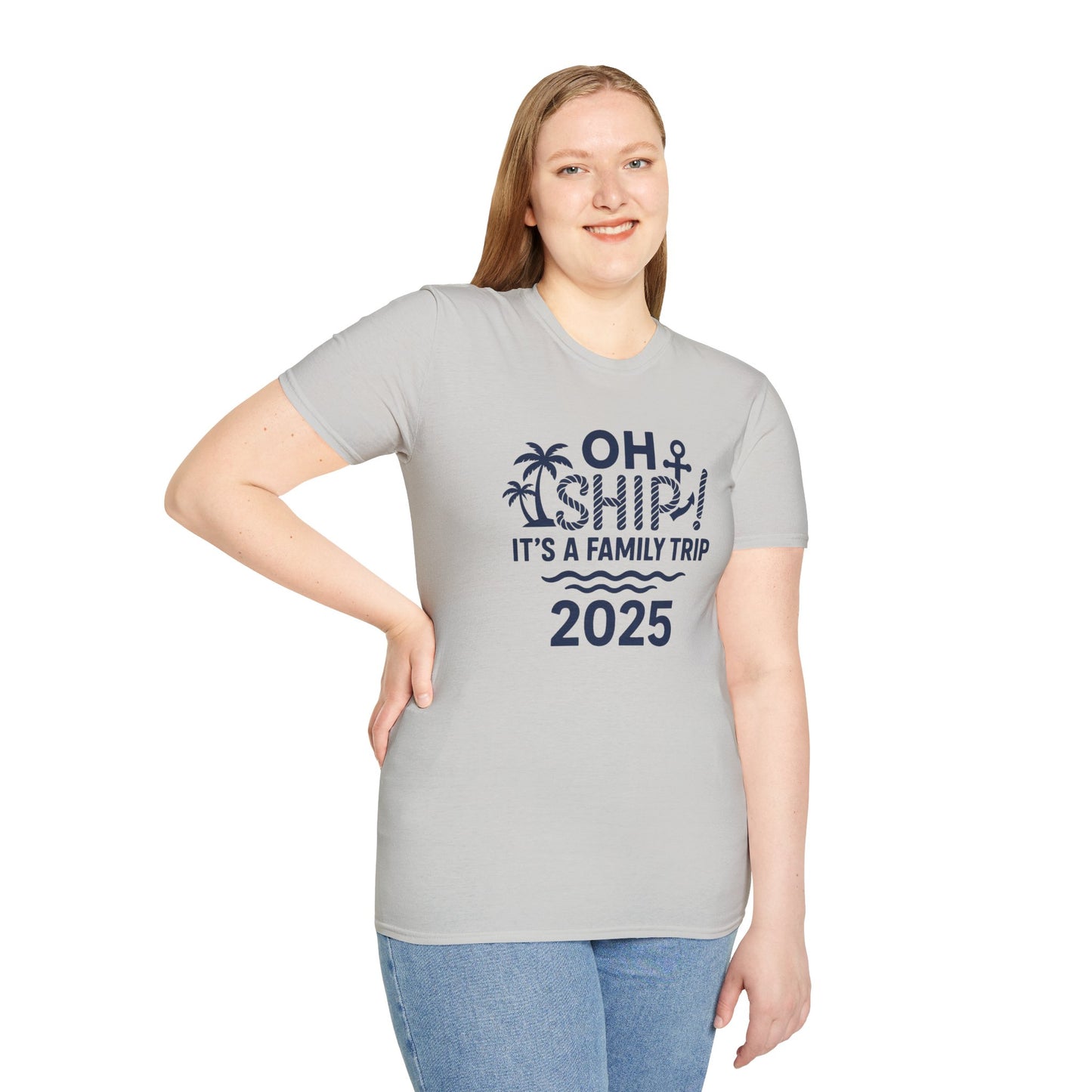 Family Cruise Vacation T-Shirt - Oh Ship, It's A Family Trip