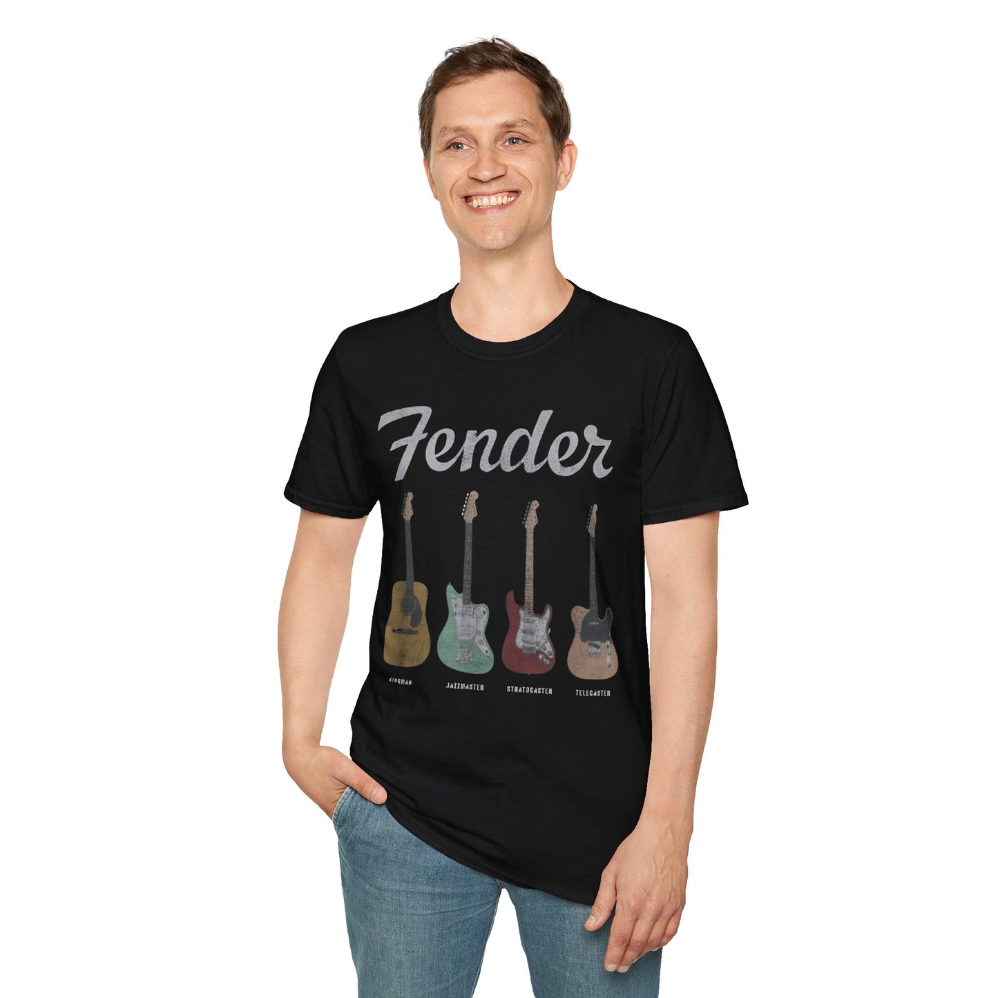 Guitar Lovers T-Shirt - Vintage Style Rock Band Tee