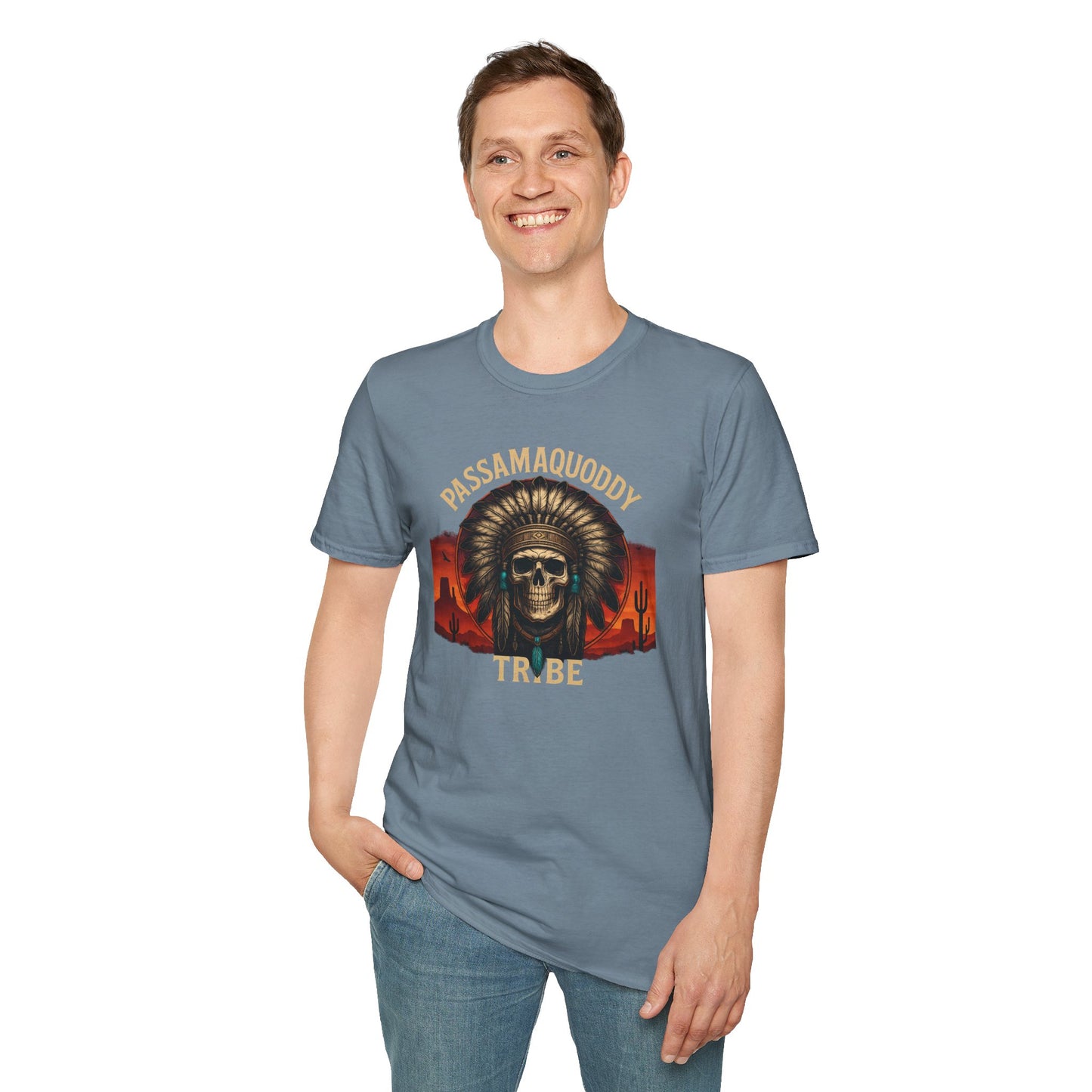 Tribal Graphic T-Shirt - Passamaquoddy Tribe Design10, Gift for Adventurers