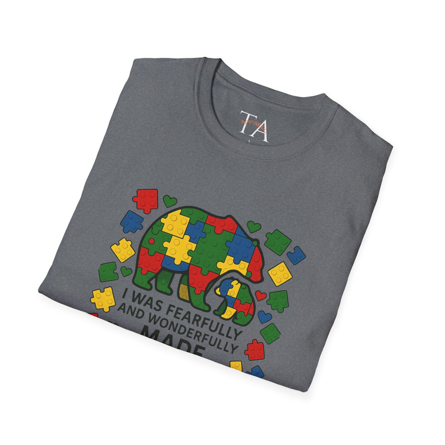 Autism Lego Mama Bear T-Shirt