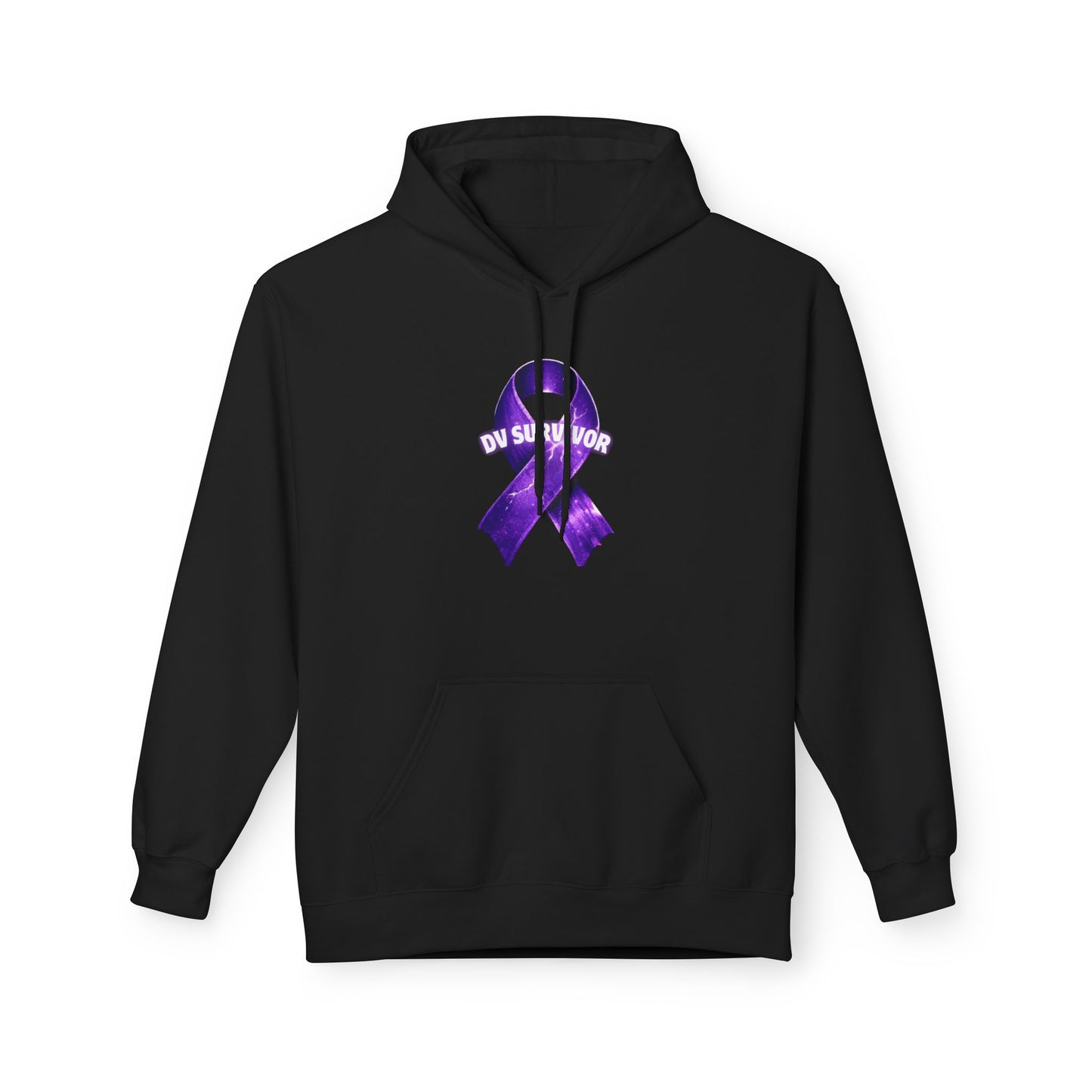 Domestic Violence(DV) Survivor - Unisex Midweight Softstyle Fleece Hoodie Domestic Violence Awareness