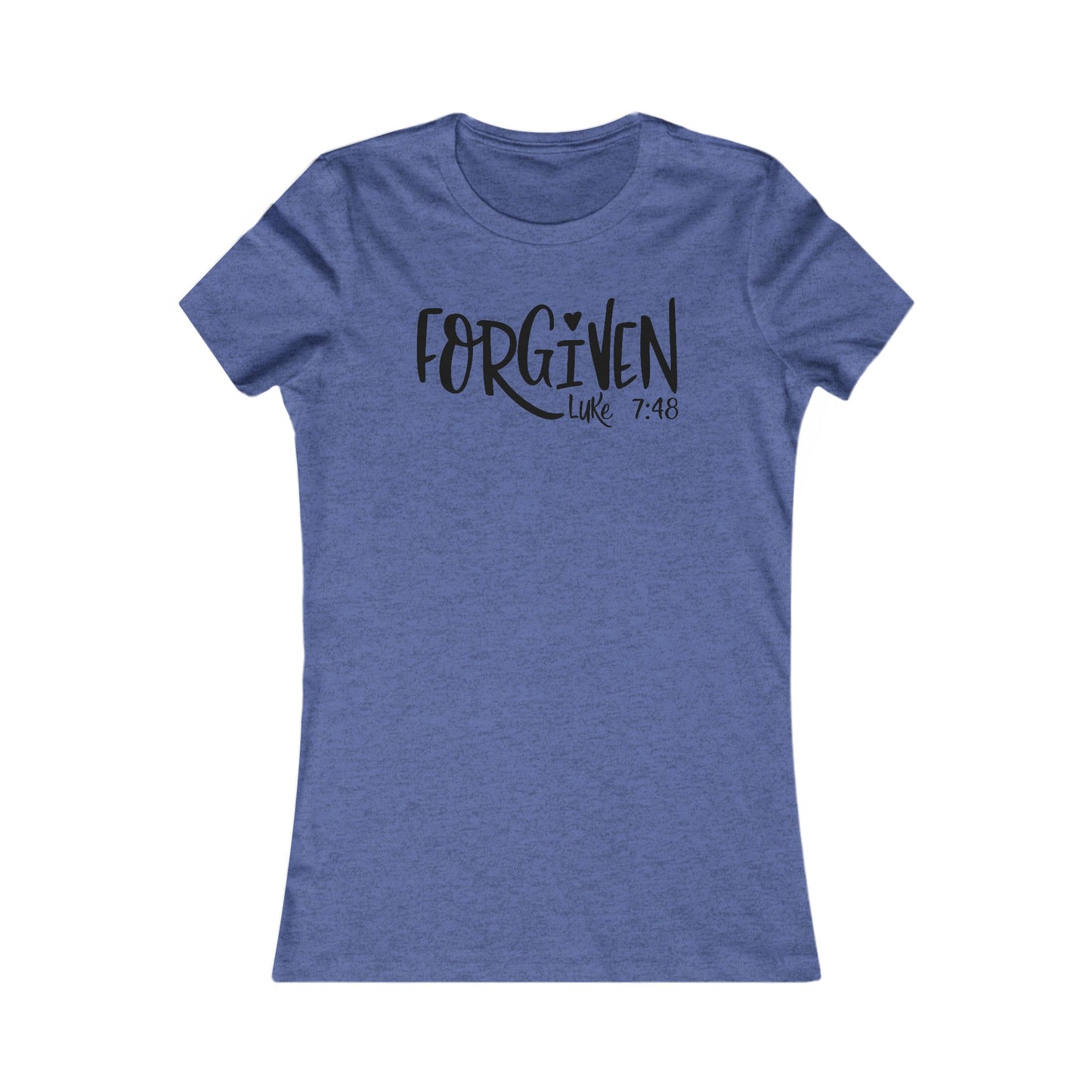 Women's Forgiven Tee | Christian T-Shirt, Faith Apparel, Inspirational Gift, Religious Wear, Bible Verse Shirt