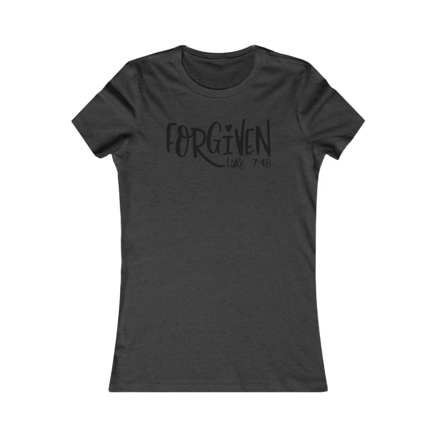 Women's Forgiven Tee | Christian T-Shirt, Faith Apparel, Inspirational Gift, Religious Wear, Bible Verse Shirt