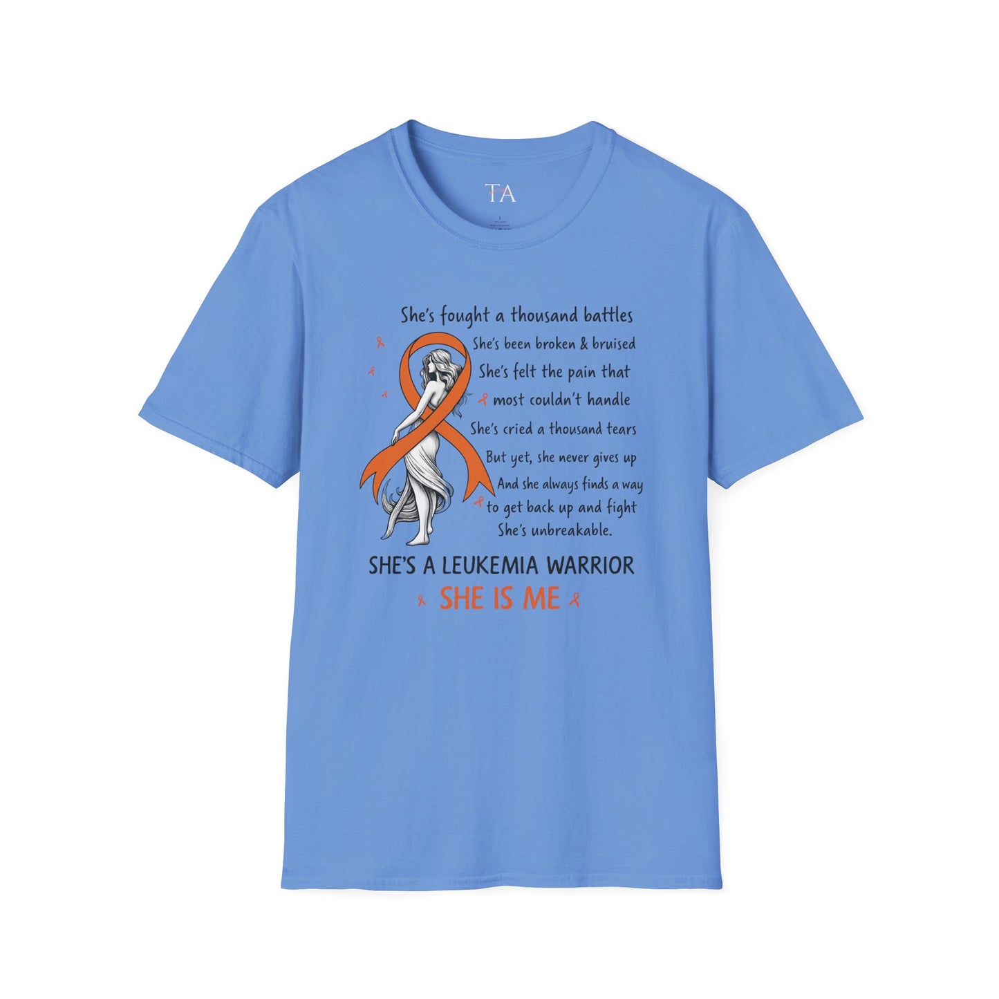 Leukemia Warrior T-Shirt - Unisex Softstyle Support Apparel