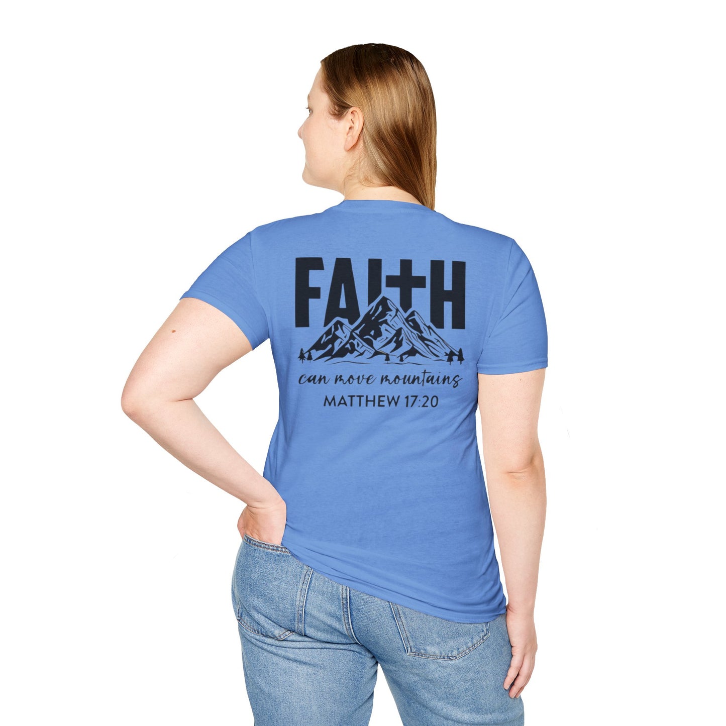 Faith-Inspired Unisex T-Shirt - Motivational Tee - Faith Can Move Mountains