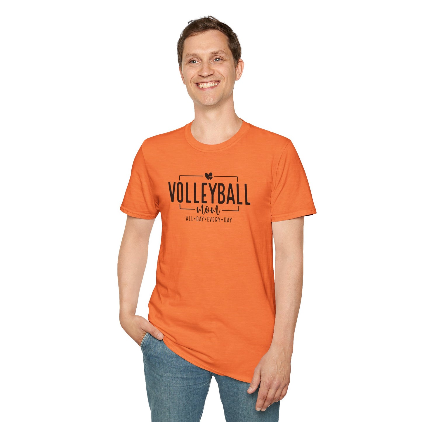 Volleyball Tee - All Day Every Day, Sports Shirt, Casual Wear, Gift for Athletes, Summer Outfit