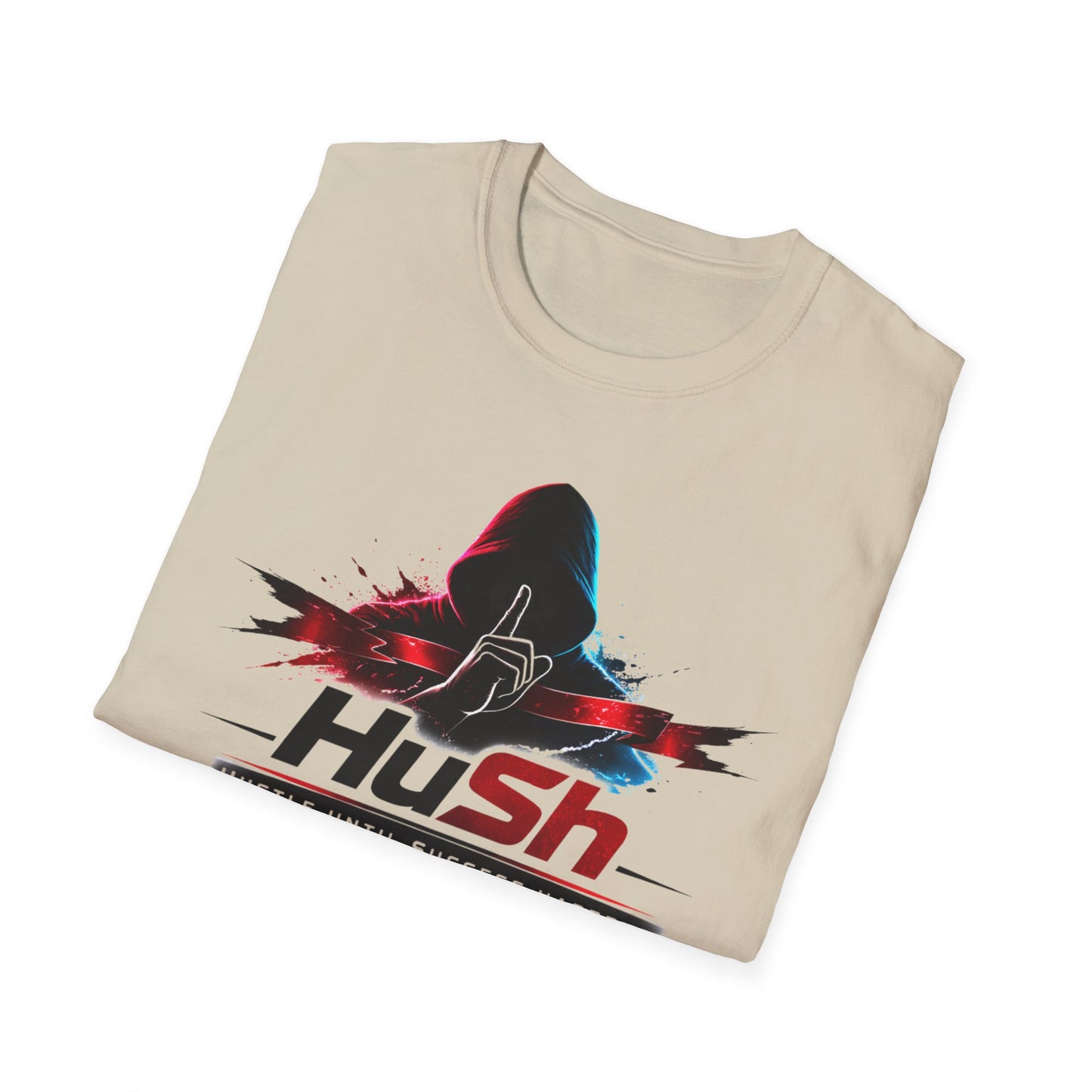 #HuSh silhouette graphic Tee | Hustle Until Success Happens, #HuShMovement
