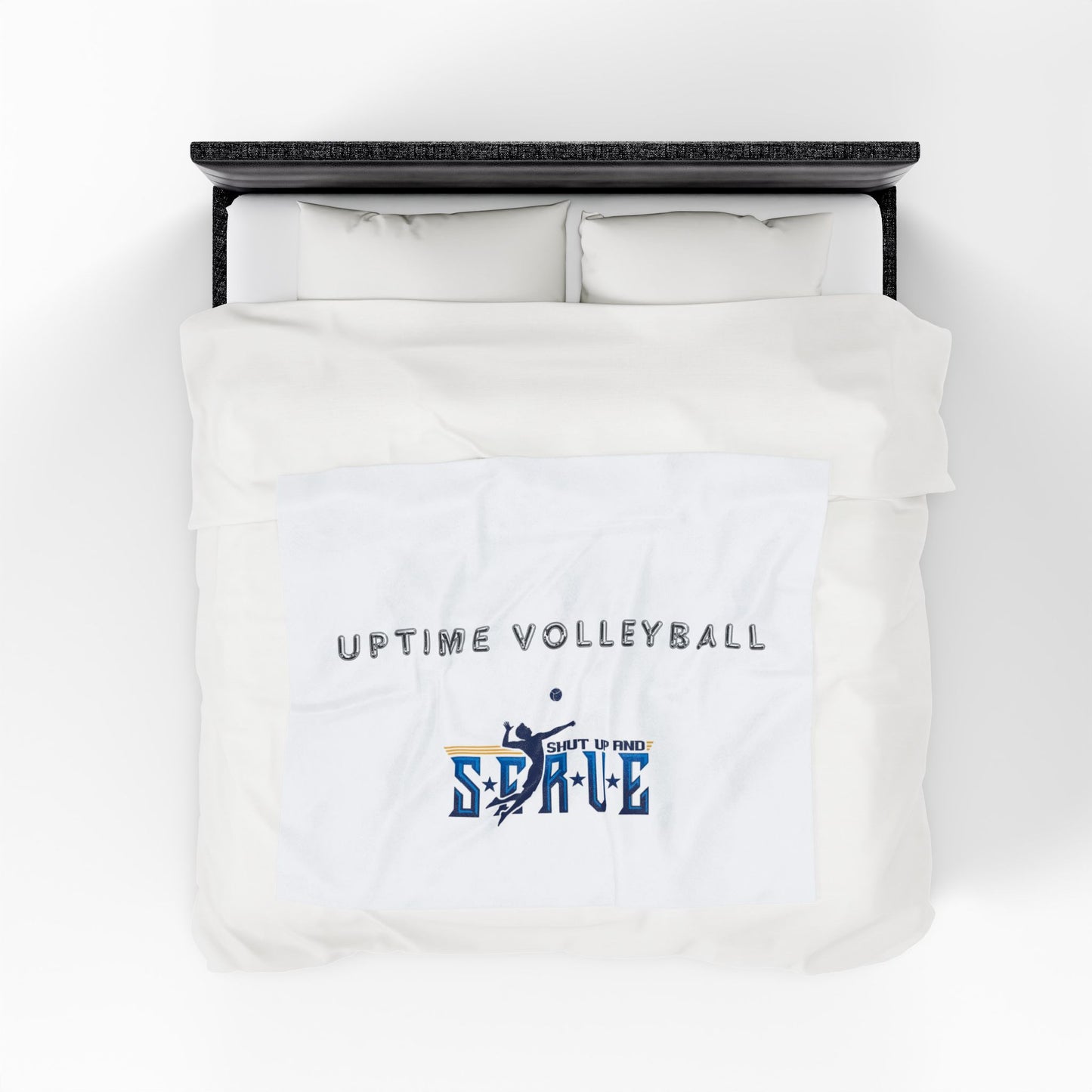 Uptime Volleyball Velveteen Plush Blanket, Cozy Sports Gift, Personalized Throw for Athletes, Warm Decor for Fans, Volleyball Lover's [...]