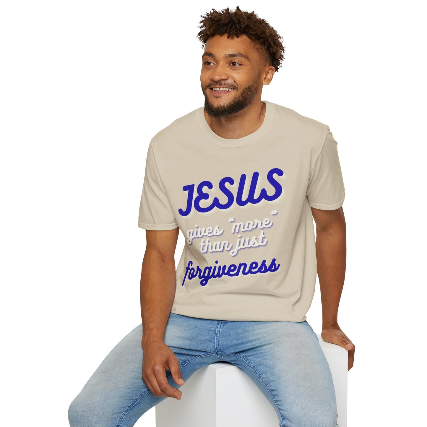 Faith Inspired Jesus Unisex T-Shirt - JESUS gives more than just forgiveness