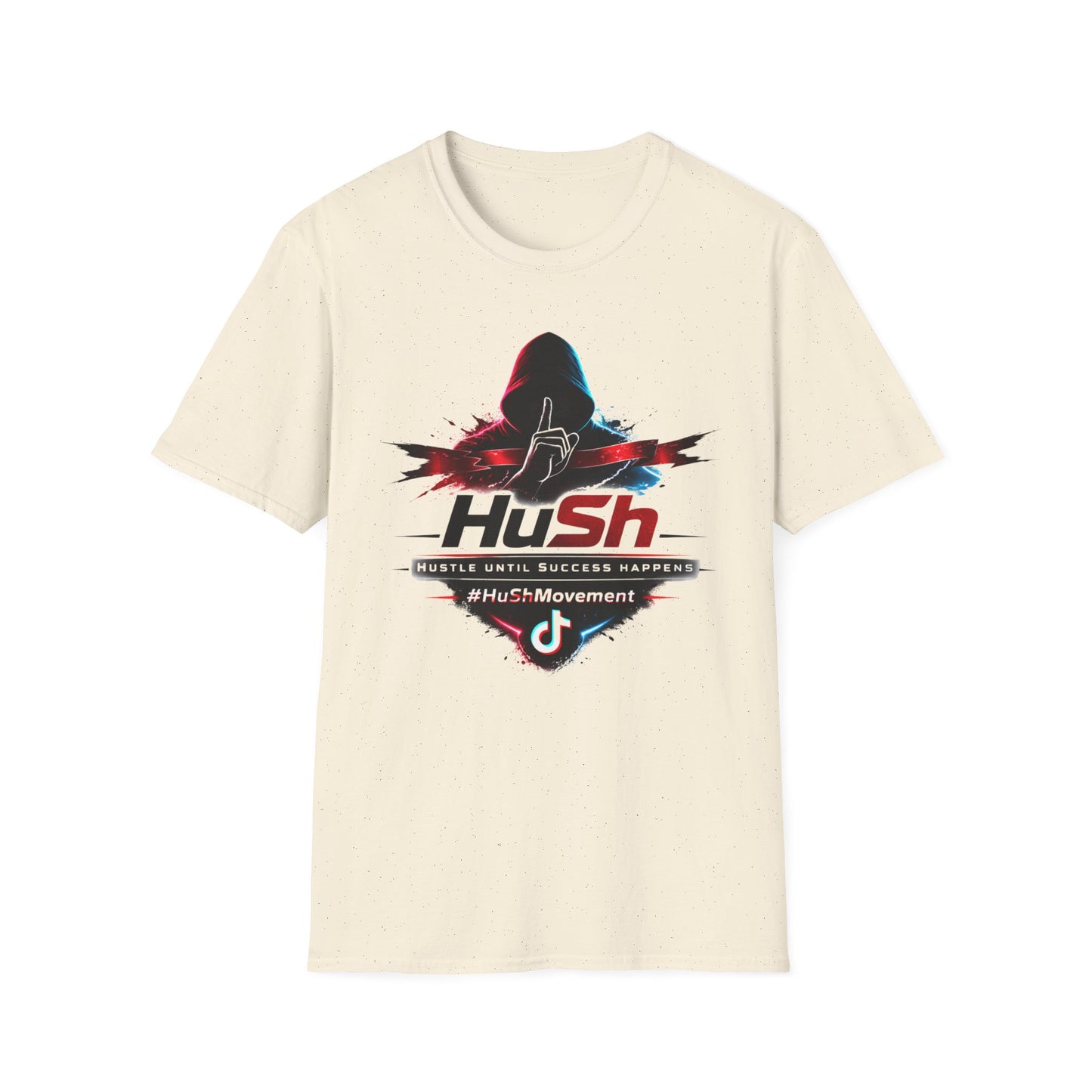 #HuSh silhouette graphic Tee | Hustle Until Success Happens, #HuShMovement
