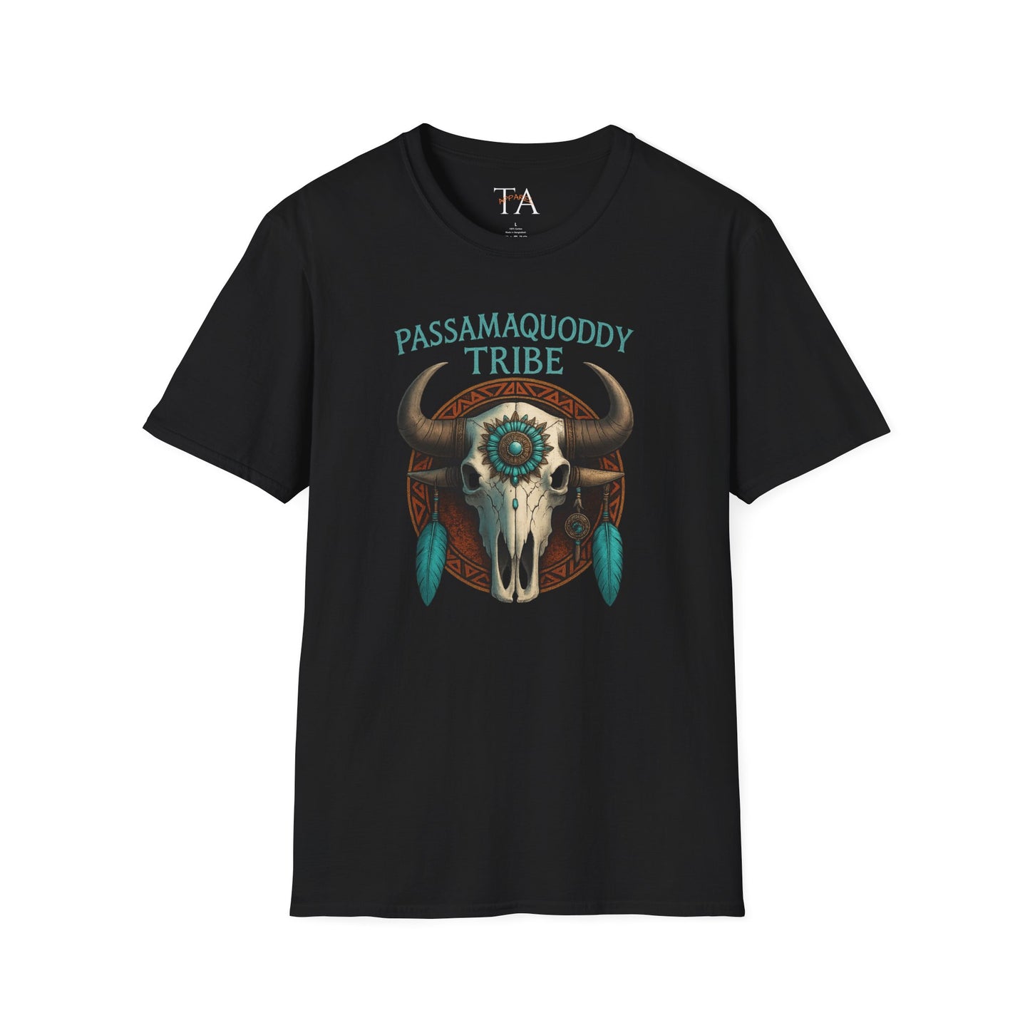 Tribal Graphic T-Shirt - Passamaquoddy Tribe Design, Gift for Adventurers