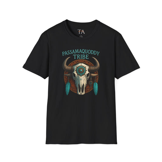 Tribal Graphic T-Shirt - Passamaquoddy Tribe Design, Gift for Adventurers