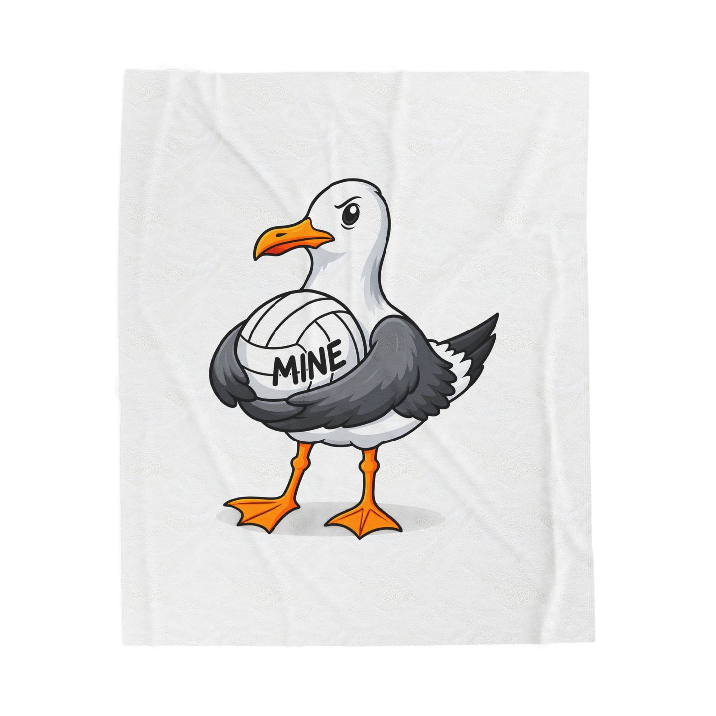 MINE Volleyball Seagull Velveteen Plush BlanketVelveteen