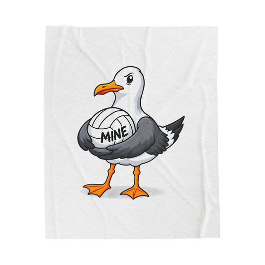 MINE Volleyball Seagull Velveteen Plush BlanketVelveteen