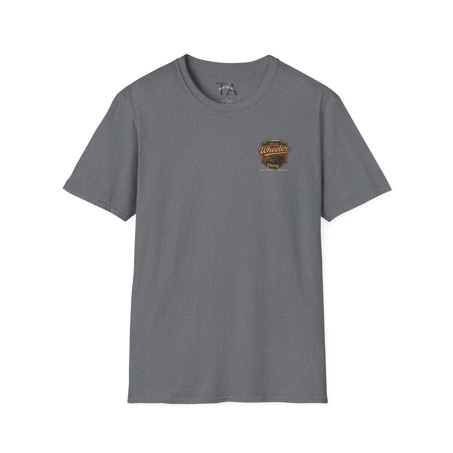 "It's a Wheeler Thing" Unisex Softstyle T-Shirt, Ideal for Truck Lovers, Gifts for Drivers, Casual Wear, Perfect for Birthdays, Father's Day