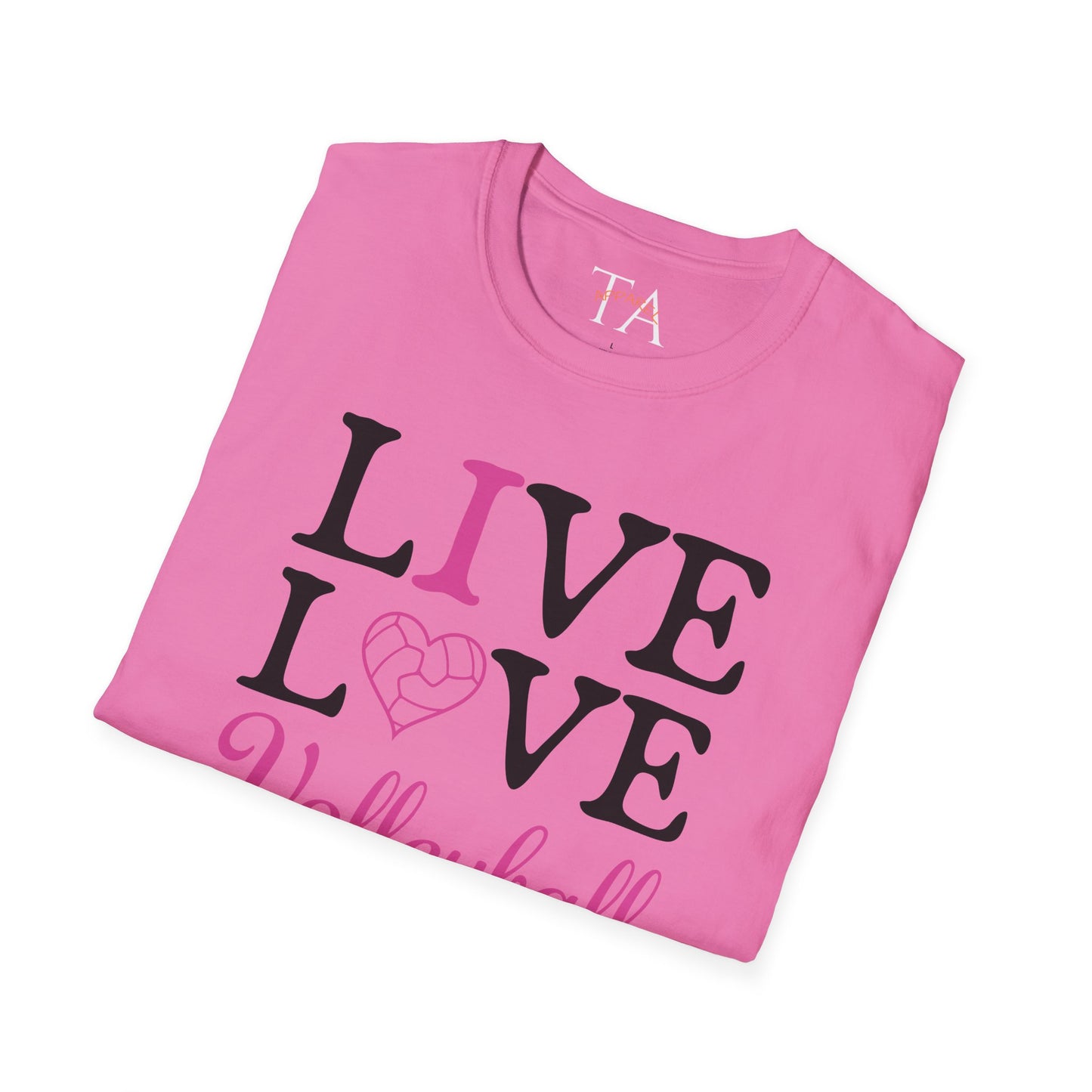 Volleyball T-Shirt - I love Volleyball design