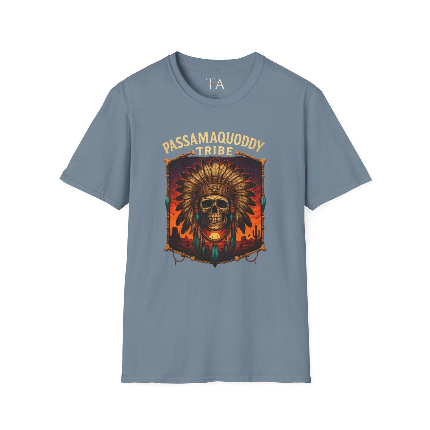 Tribal Graphic T-Shirt - Passamaquoddy Tribe Design4, Gift for Adventurers