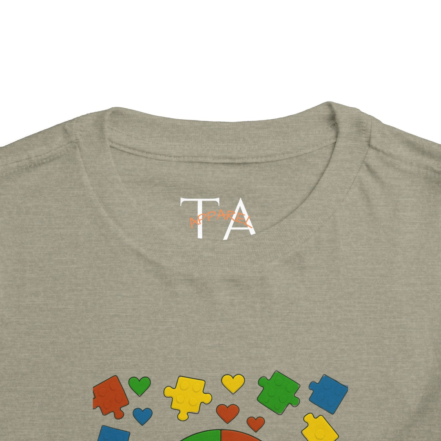 Autism Inspirational Tee - 'Fearfully and Wonderfully Made' - Toddler T-Shirt -  Cute Gift for Kids, Baby Shower, Religious Celebrations