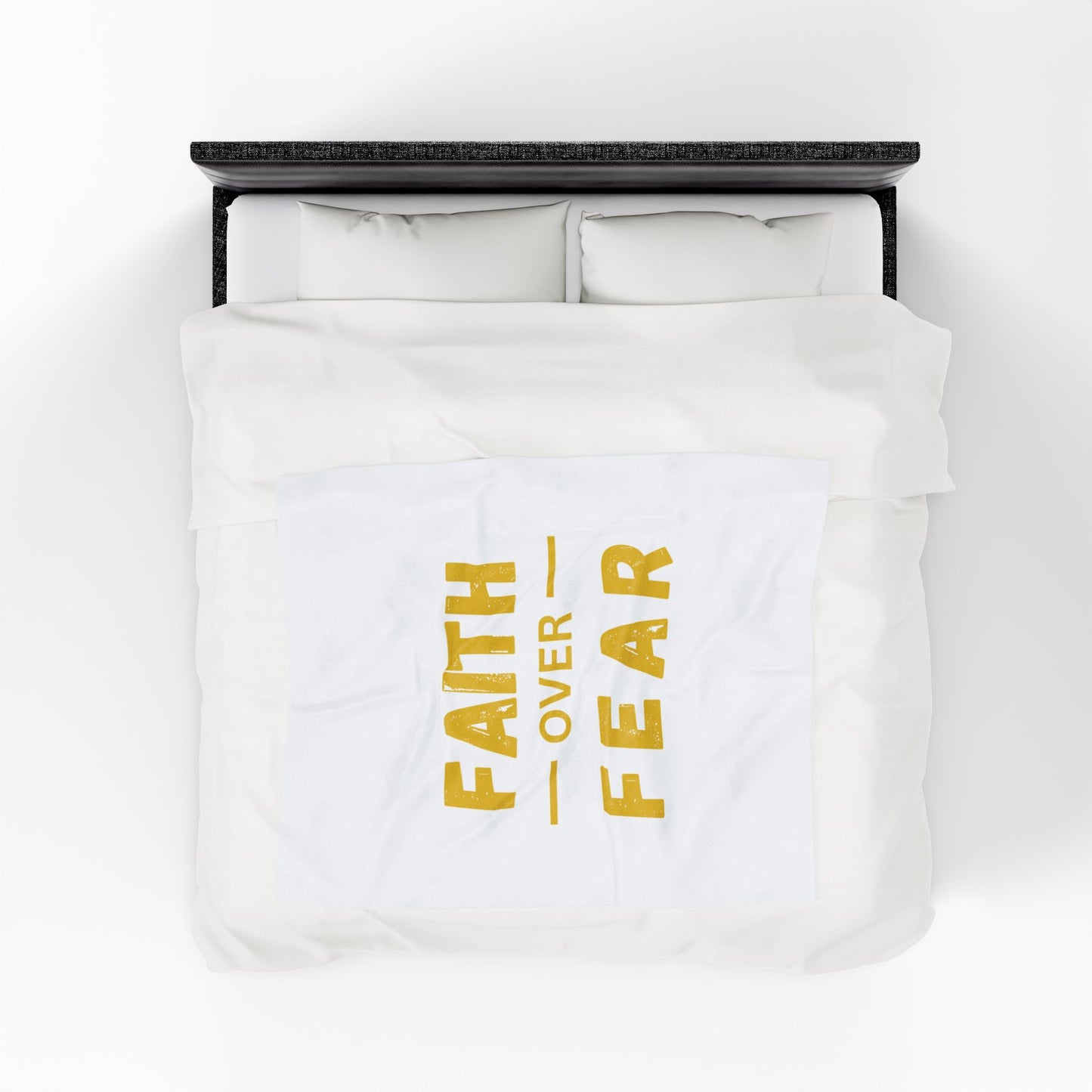 Faith Inspired Faith Over Fear Cozy Velveteen Plush Blanket with Motivational Quote - Perfect for Home Decor, Gifts, and Comfort, Faith over Fear, Inspirational [...]