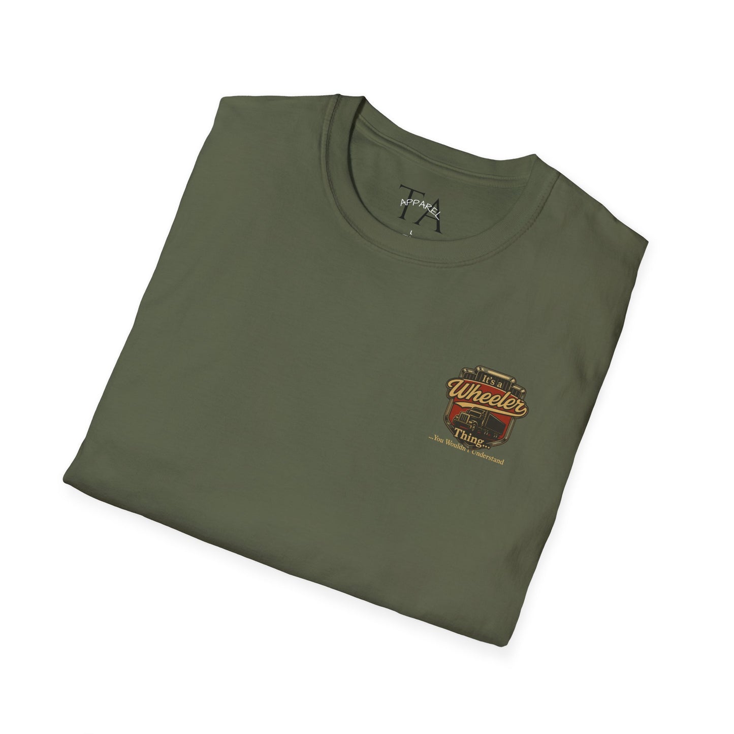 "It's a Wheeler Thing" Unisex Softstyle T-Shirt, Ideal for Truck Lovers, Gifts for Drivers, Casual Wear, Perfect for Birthdays, Father's Day