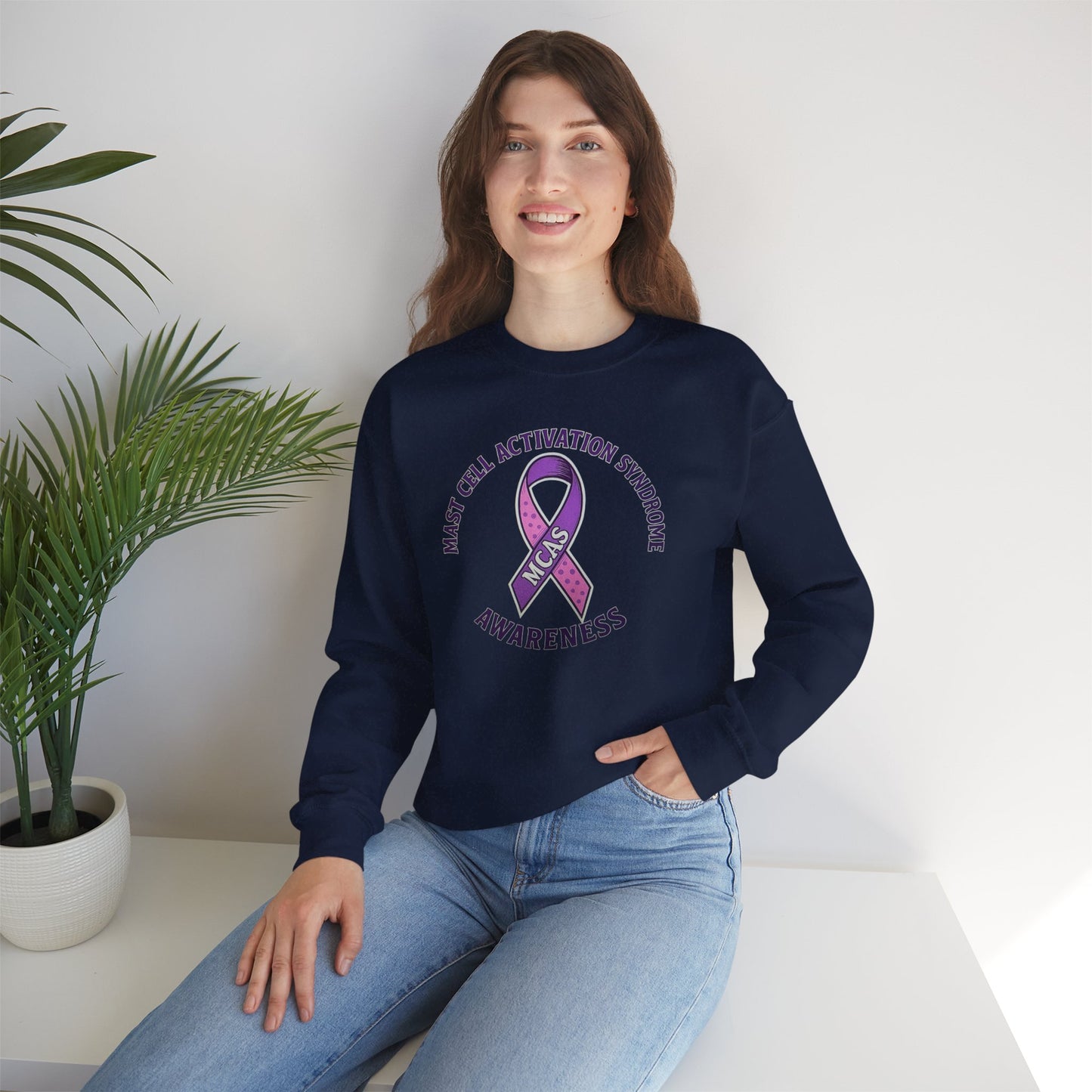 Mast Cell Activation Syndrome Awareness Crewneck Sweatshirt