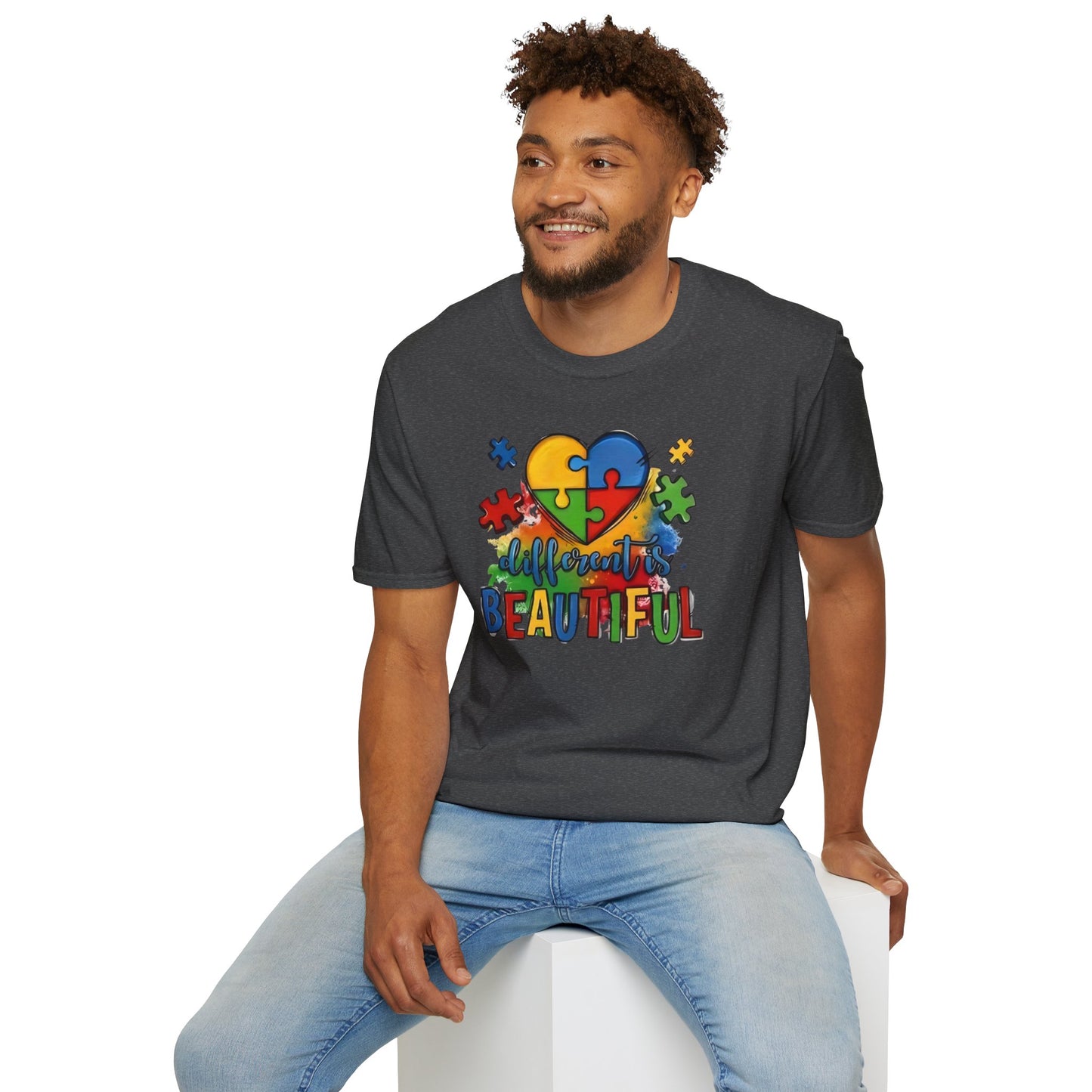 Autism Awareness Different is Beautiful T-Shirt