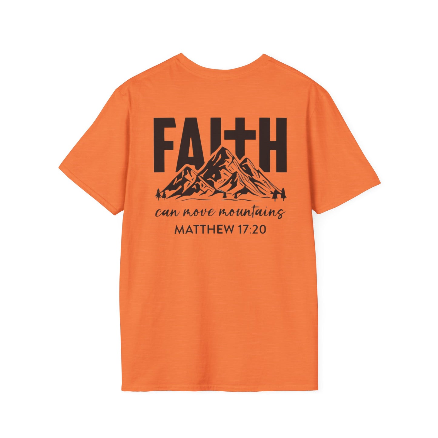 Faith-Inspired Unisex T-Shirt - Motivational Tee - Faith Can Move Mountains