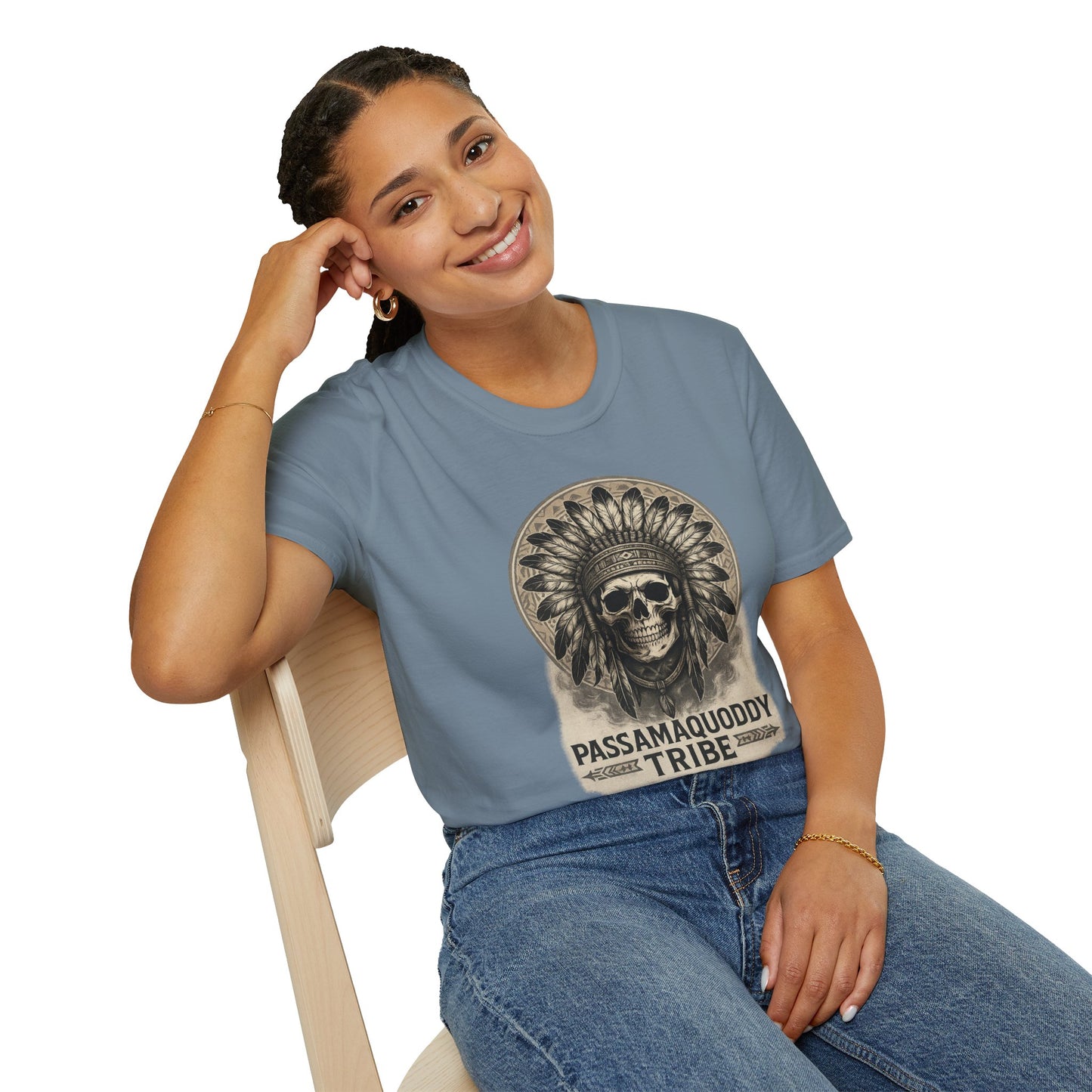 Tribal Graphic T-Shirt - Passamaquoddy Tribe Design9, Gift for Adventurers