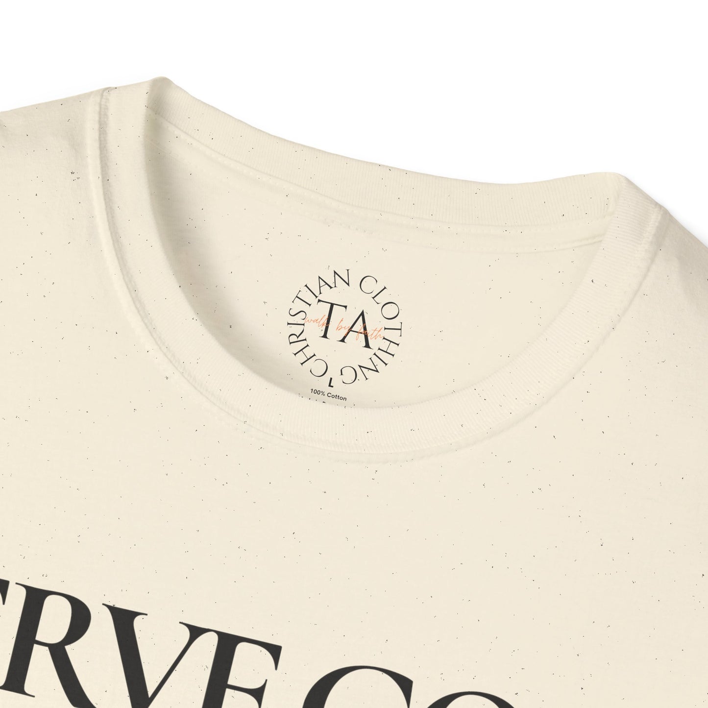 Faith Inspired "Serve God" T-Shirt - Inspirational Faith-Based Christian Gift