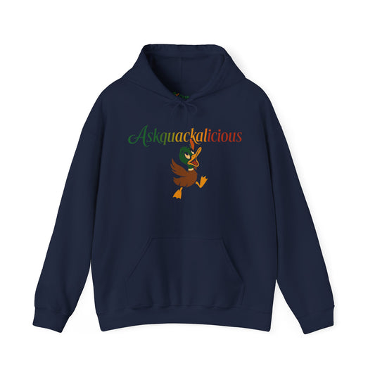 Askquack Quirky Duck Hoodie - Cozy Unisex Sweatshirt for Nature Lovers