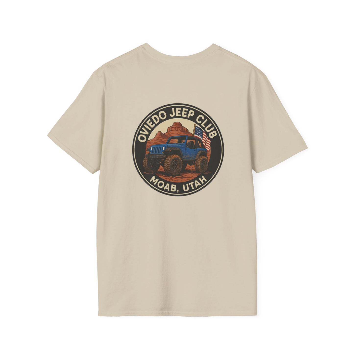 Oviedo Jeep Club Adventure Jeep Club Softstyle Unisex Tee