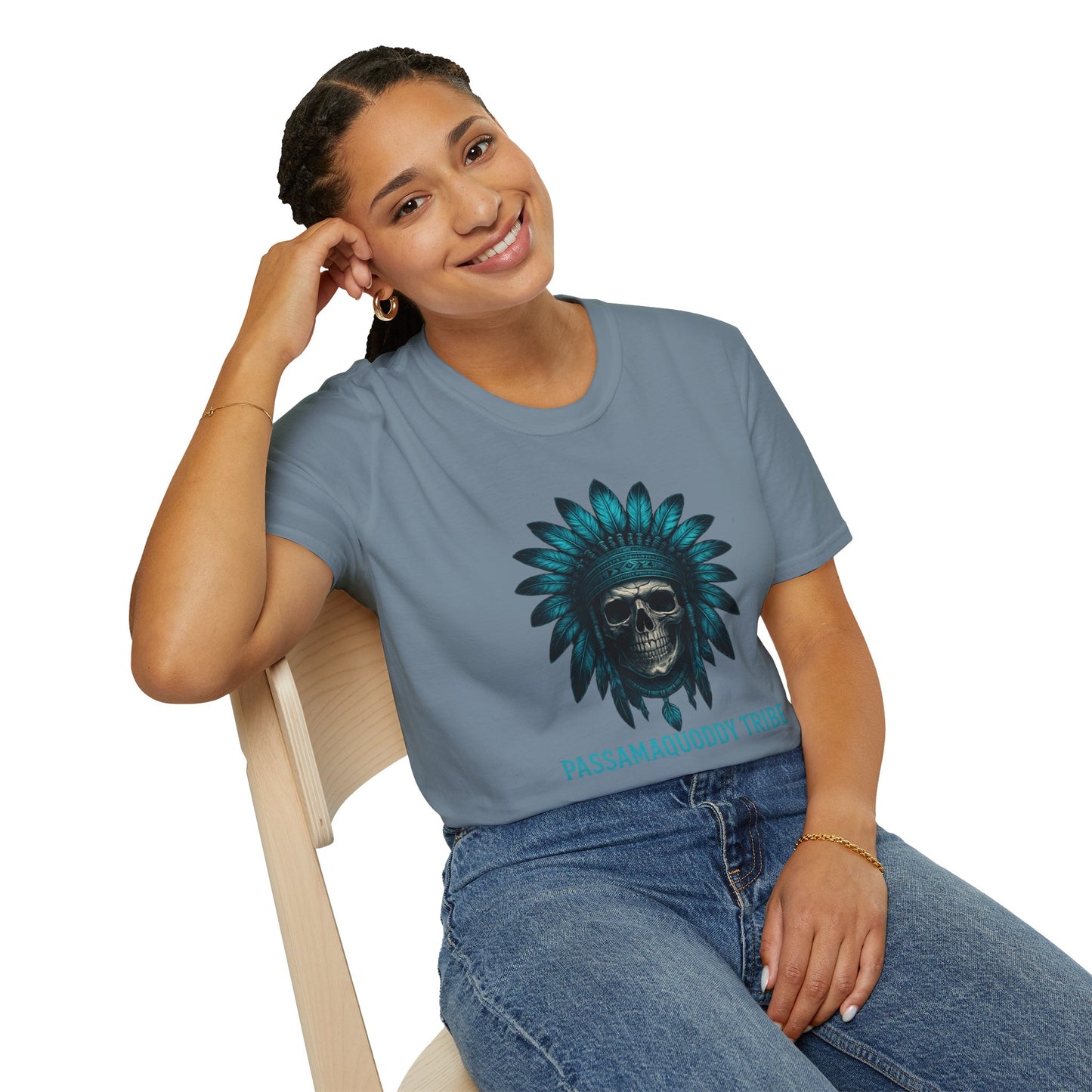 Tribal Graphic T-Shirt - Passamaquoddy Tribe Design5, Gift for Adventurers