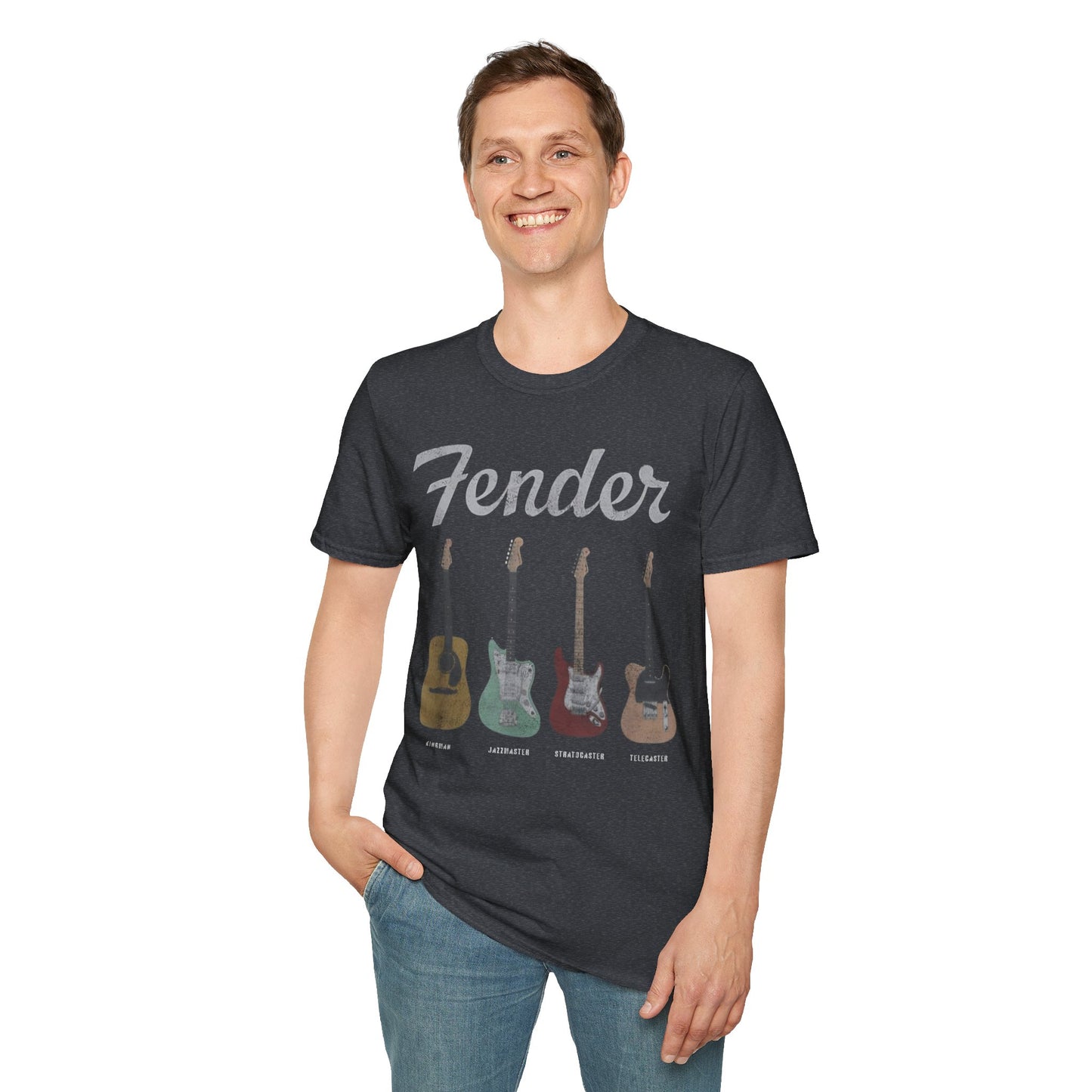 Guitar Lovers T-Shirt - Vintage Style Rock Band Tee