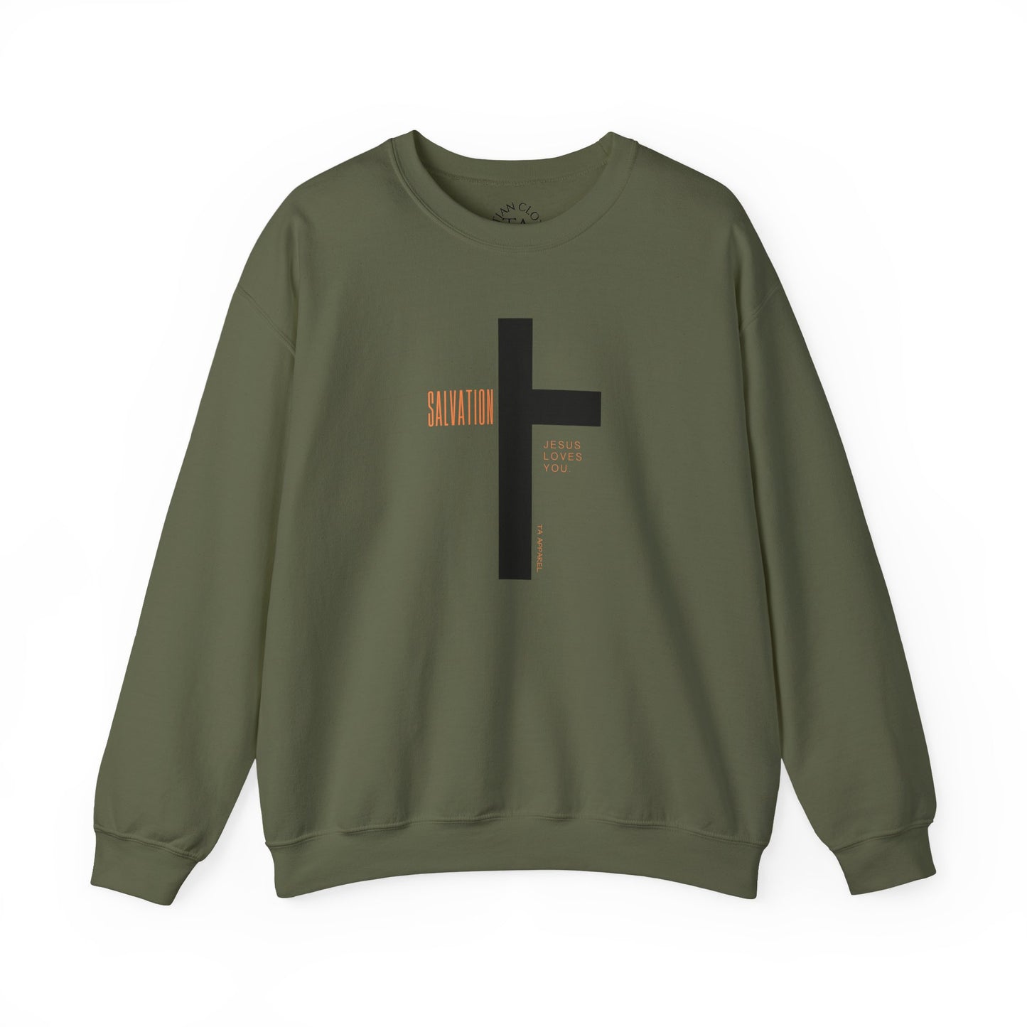 Faith Inspired Salvation Cross Sweatshirt