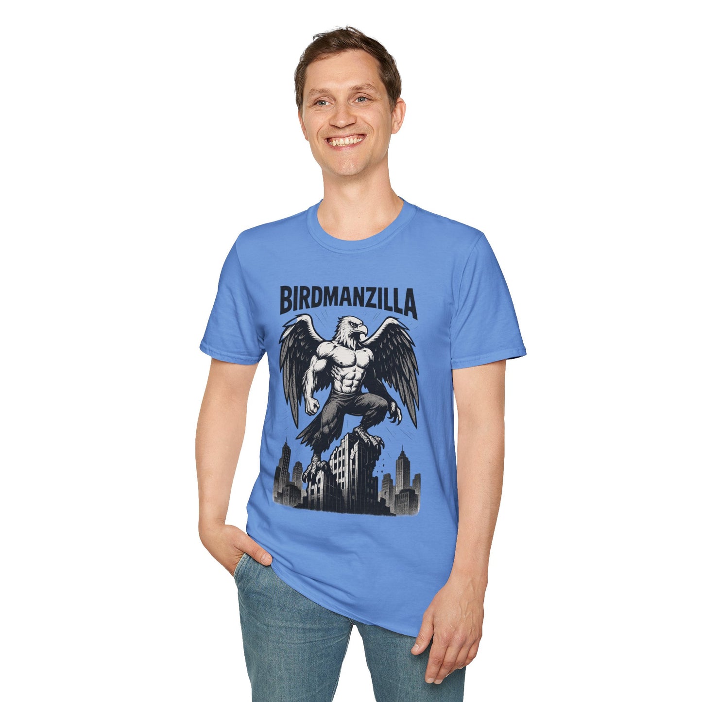 Birdmanzilla Graphic Tee - Unisex T-Shirt, Casual Wear, Unique Gift, Men's Fashion