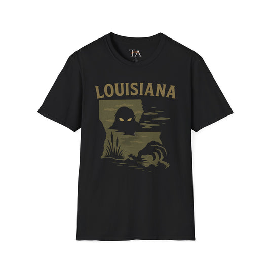 Louisiana Vintage Graphic T-Shirt, Unisex Tee for Souvenir Lovers, Perfect for Casual Wear, Gift for Birthdays, Travel, Nature Lovers