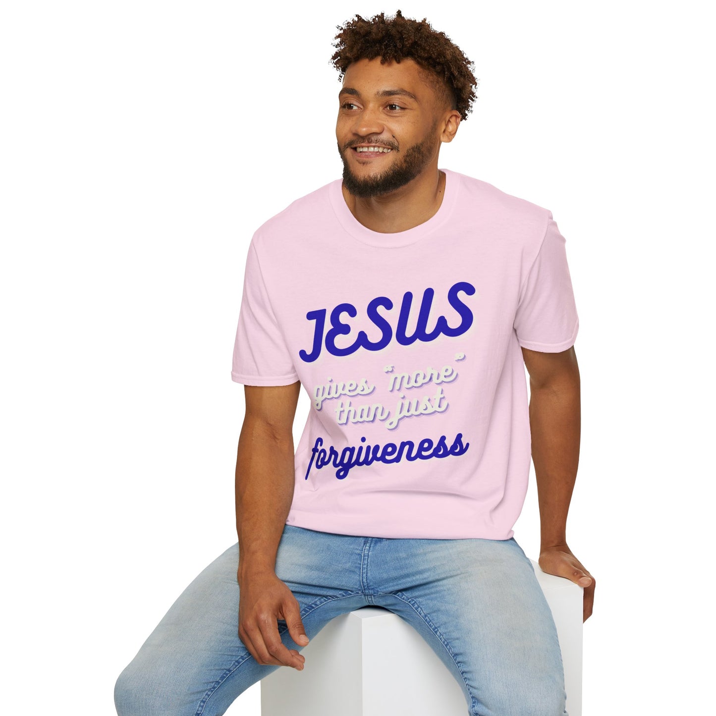 Faith Inspired Jesus Unisex T-Shirt - JESUS gives more than just forgiveness