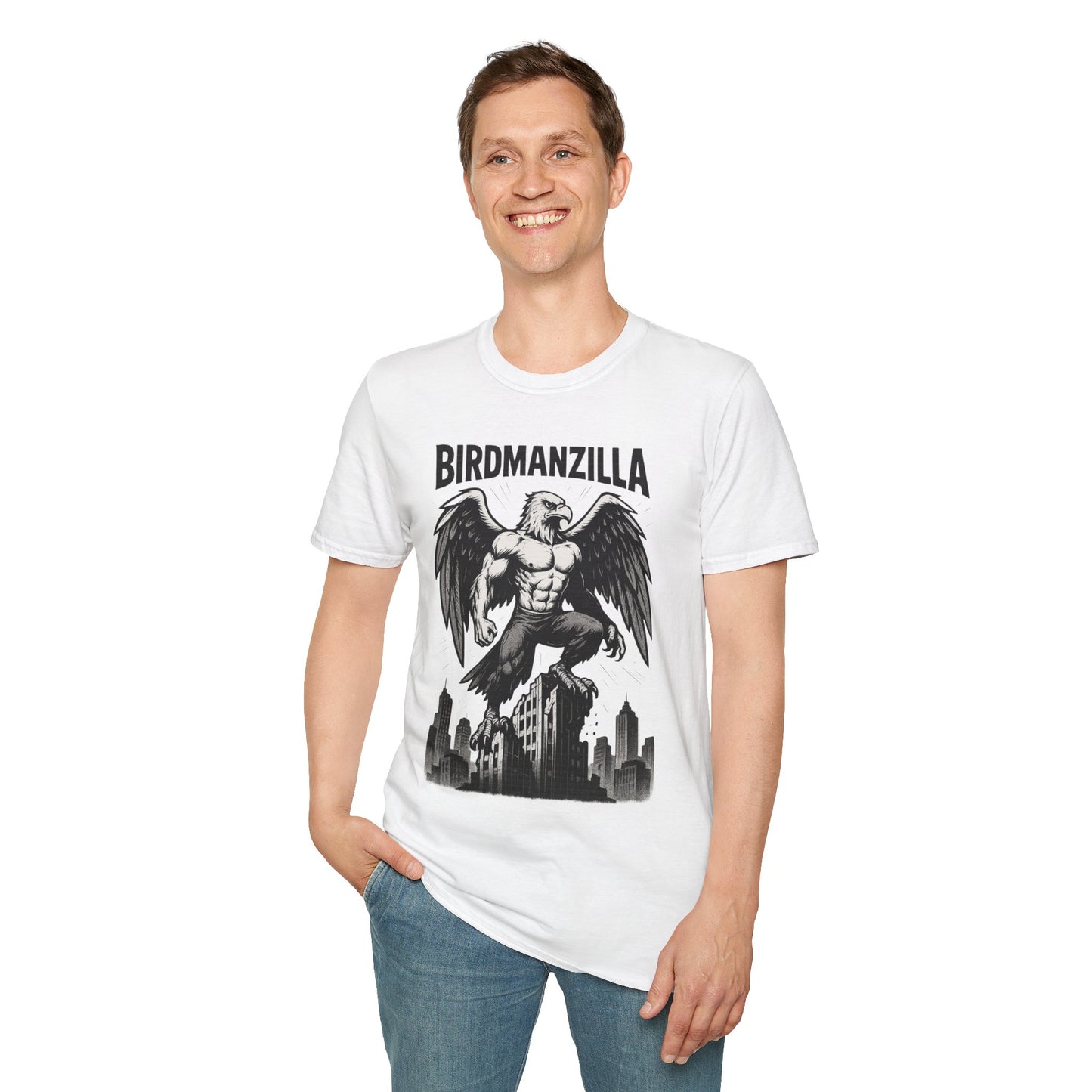 Birdmanzilla Graphic Tee - Unisex T-Shirt, Casual Wear, Unique Gift, Men's Fashion