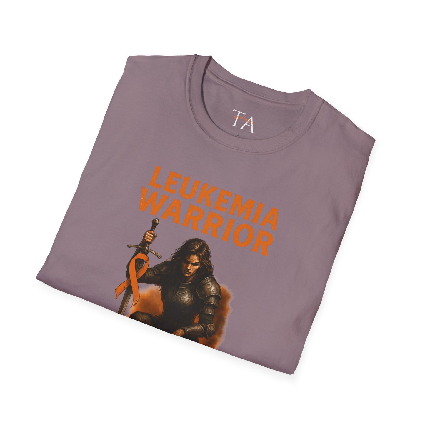 Leukemia Warrior T-Shirt - Unisex Softstyle Tee - Unbreakable, Unshakable, Unstoppable