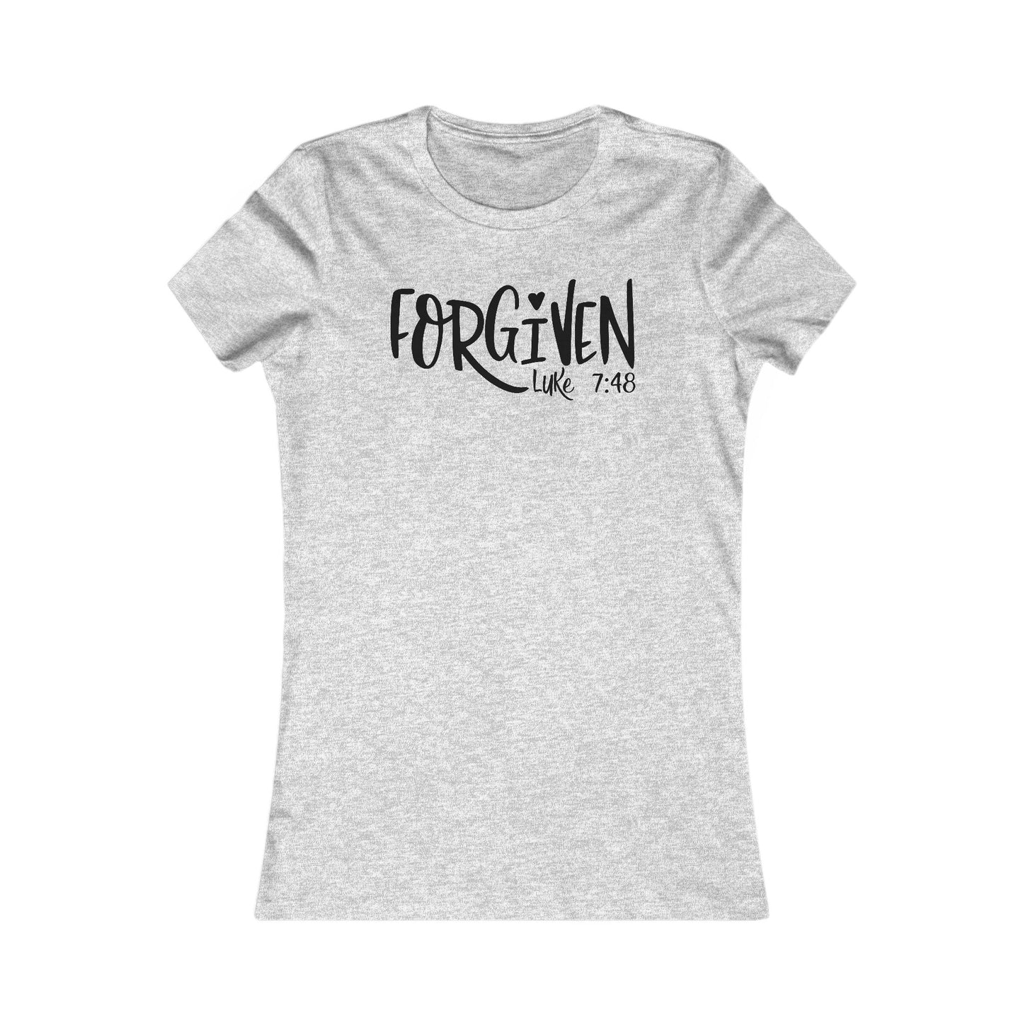 Women's Forgiven Tee | Christian T-Shirt, Faith Apparel, Inspirational Gift, Religious Wear, Bible Verse Shirt