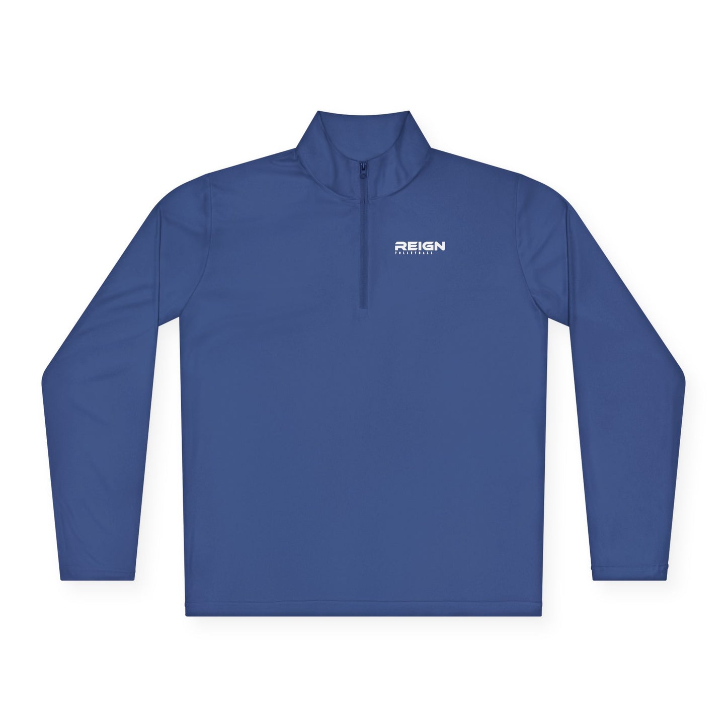 Reign Volleyball Quarter-Zip Pullover — Minimal 'weekend' Chest Logo Pullover