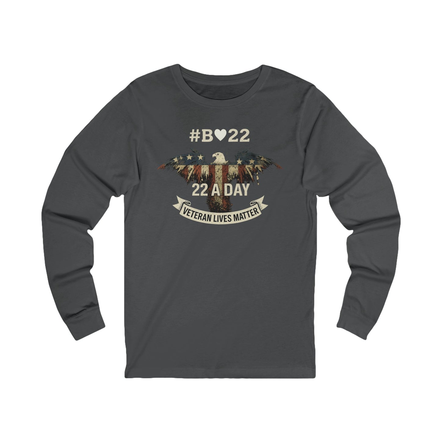 Unisex Long Sleeve Tee - Veteran Lives Matter Shirt, Comfortable Casual Wear, Memorial Day Gift, Patriotic Apparel, Support Mental [...]