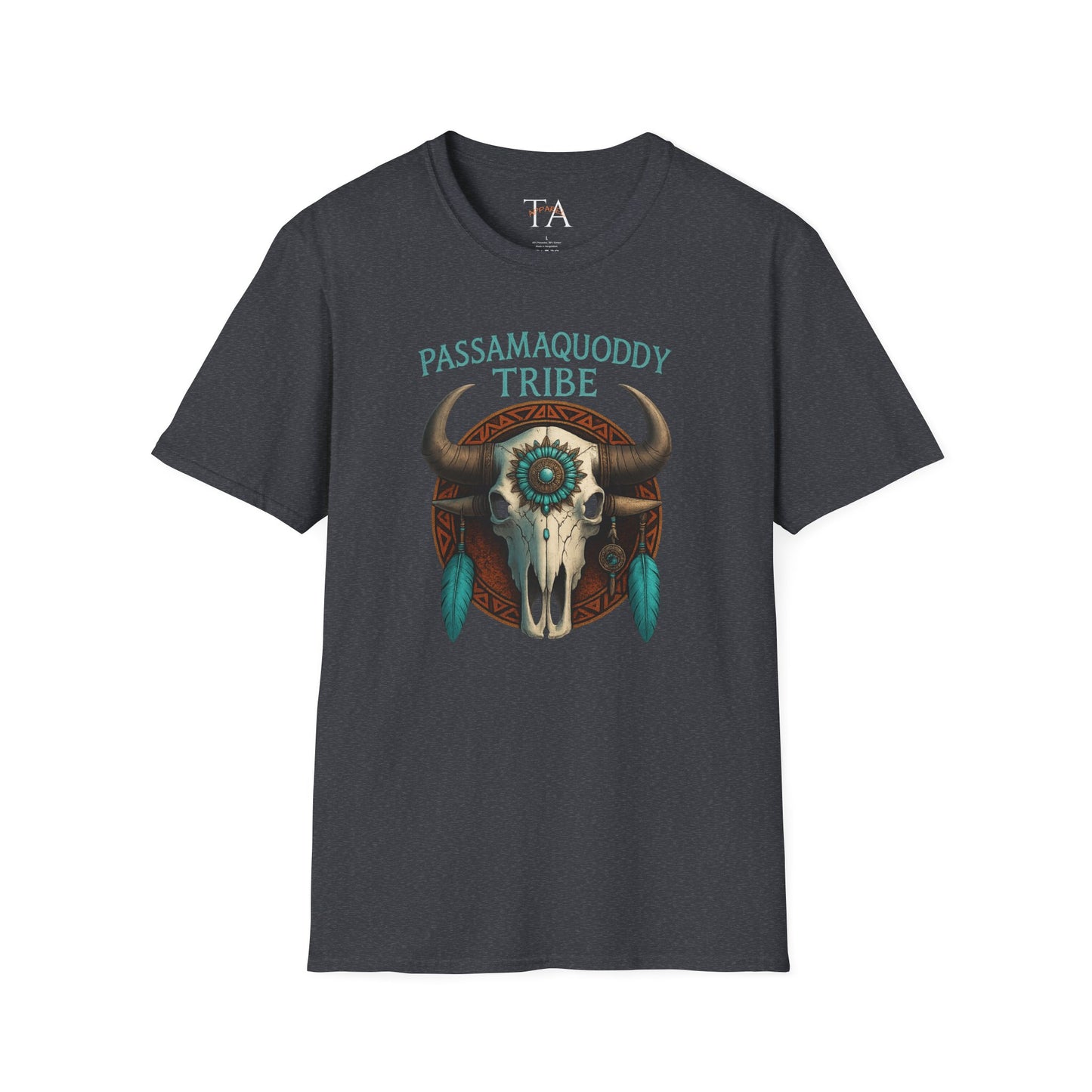 Tribal Graphic T-Shirt - Passamaquoddy Tribe Design, Gift for Adventurers