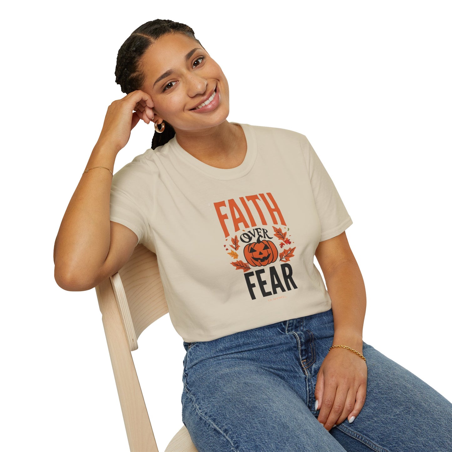 Faith Inspired Halloween T-Shirt "Faith Over Fear"