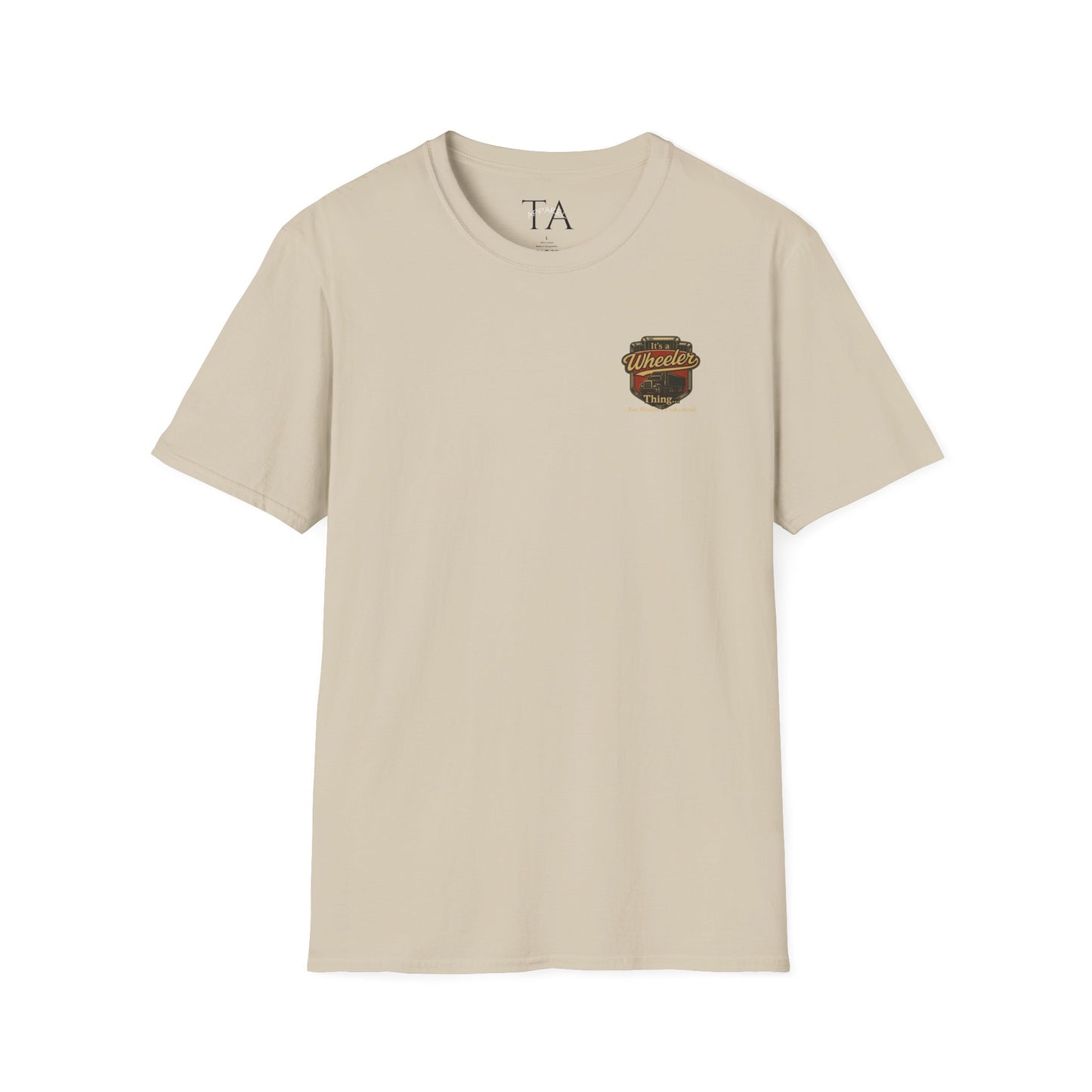 "It's a Wheeler Thing" Unisex Softstyle T-Shirt, Ideal for Truck Lovers, Gifts for Drivers, Casual Wear, Perfect for Birthdays, Father's Day