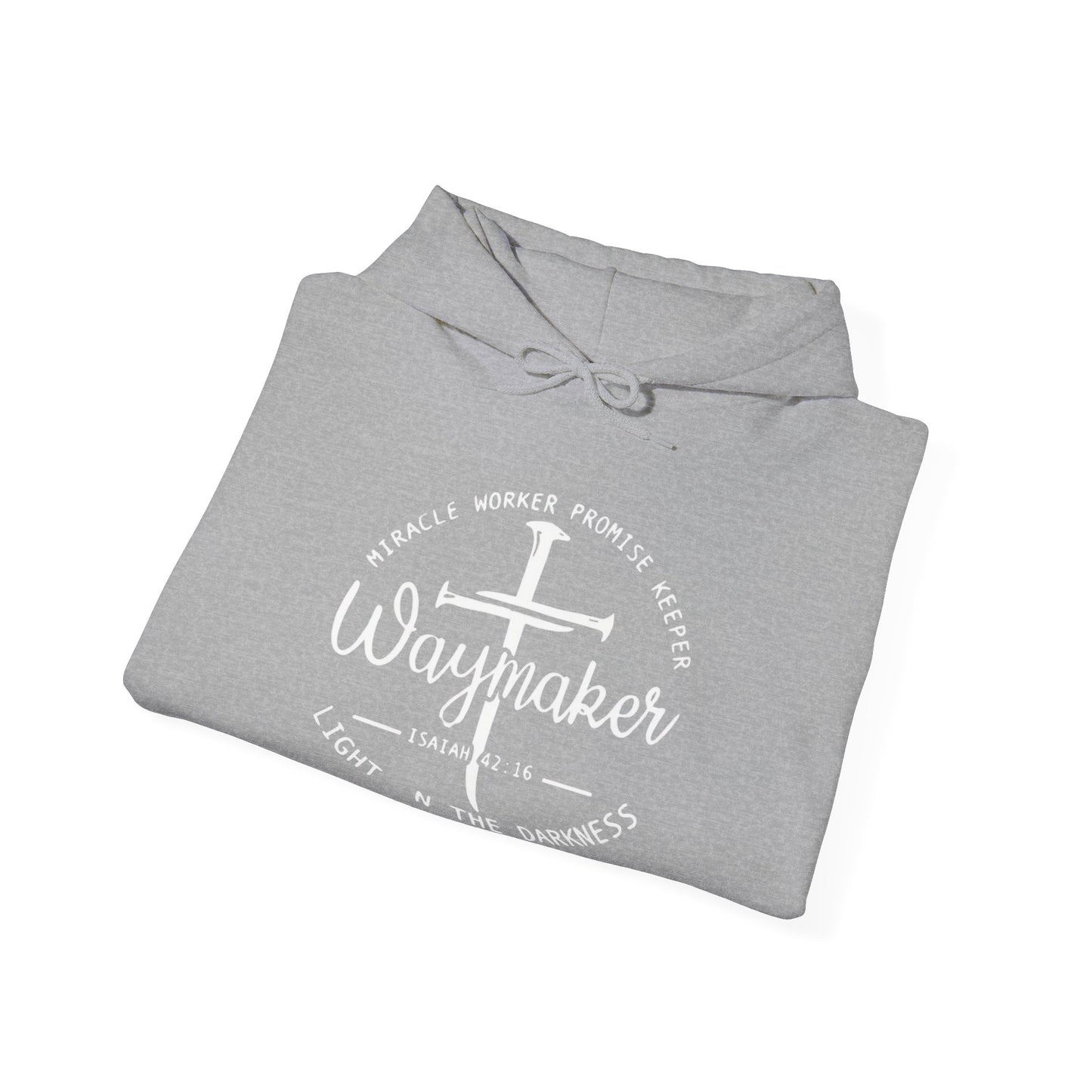 Faith Inspired Waymaker Hoodie - Cozy Sweatshirt for Faith Lovers and Celebrations