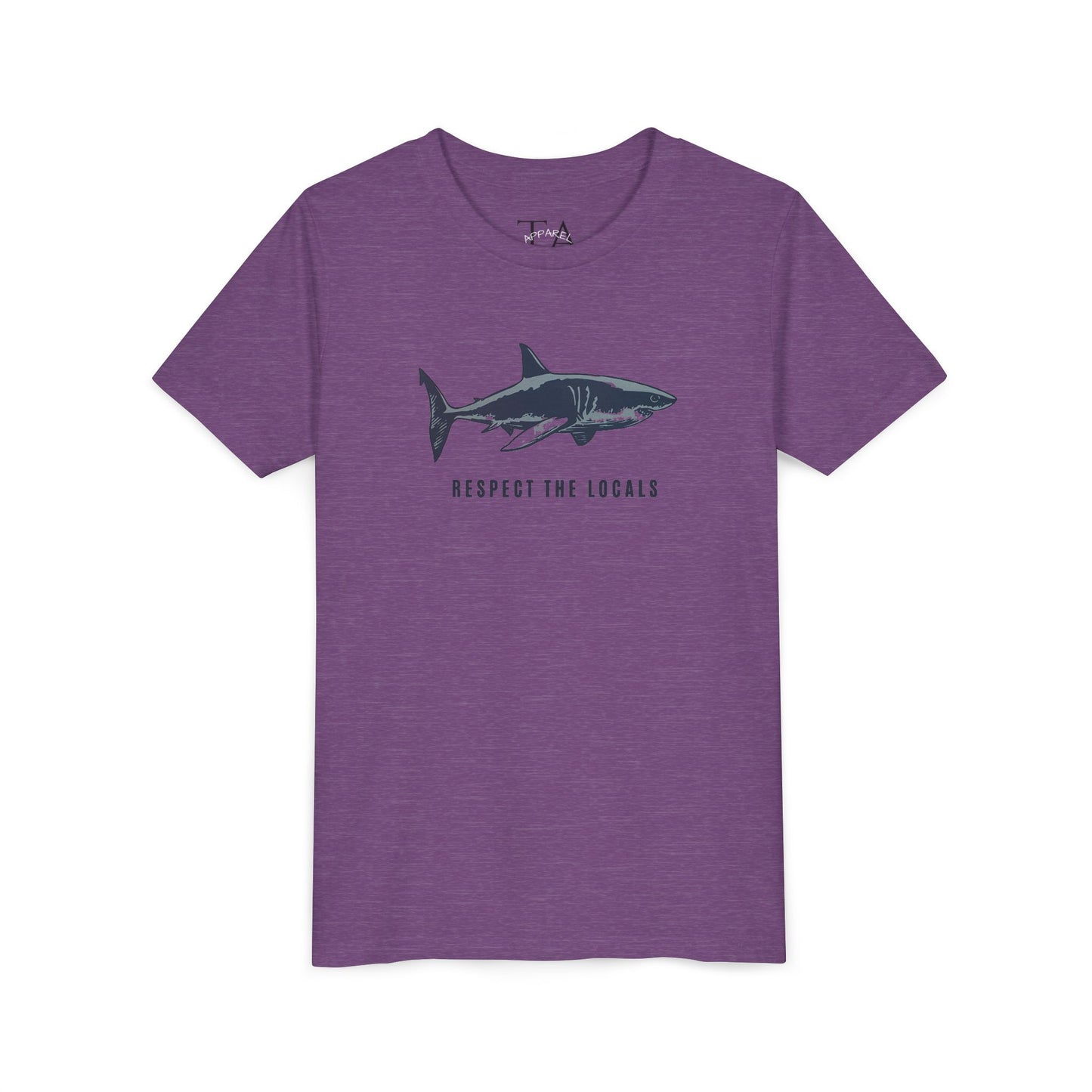 Kids Shark Youth Tee | Respect The Locals | Shark Lovers Shirt