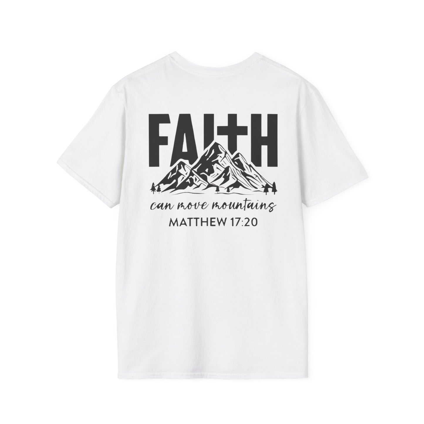 Faith-Inspired Unisex T-Shirt - Motivational Tee - Faith Can Move Mountains